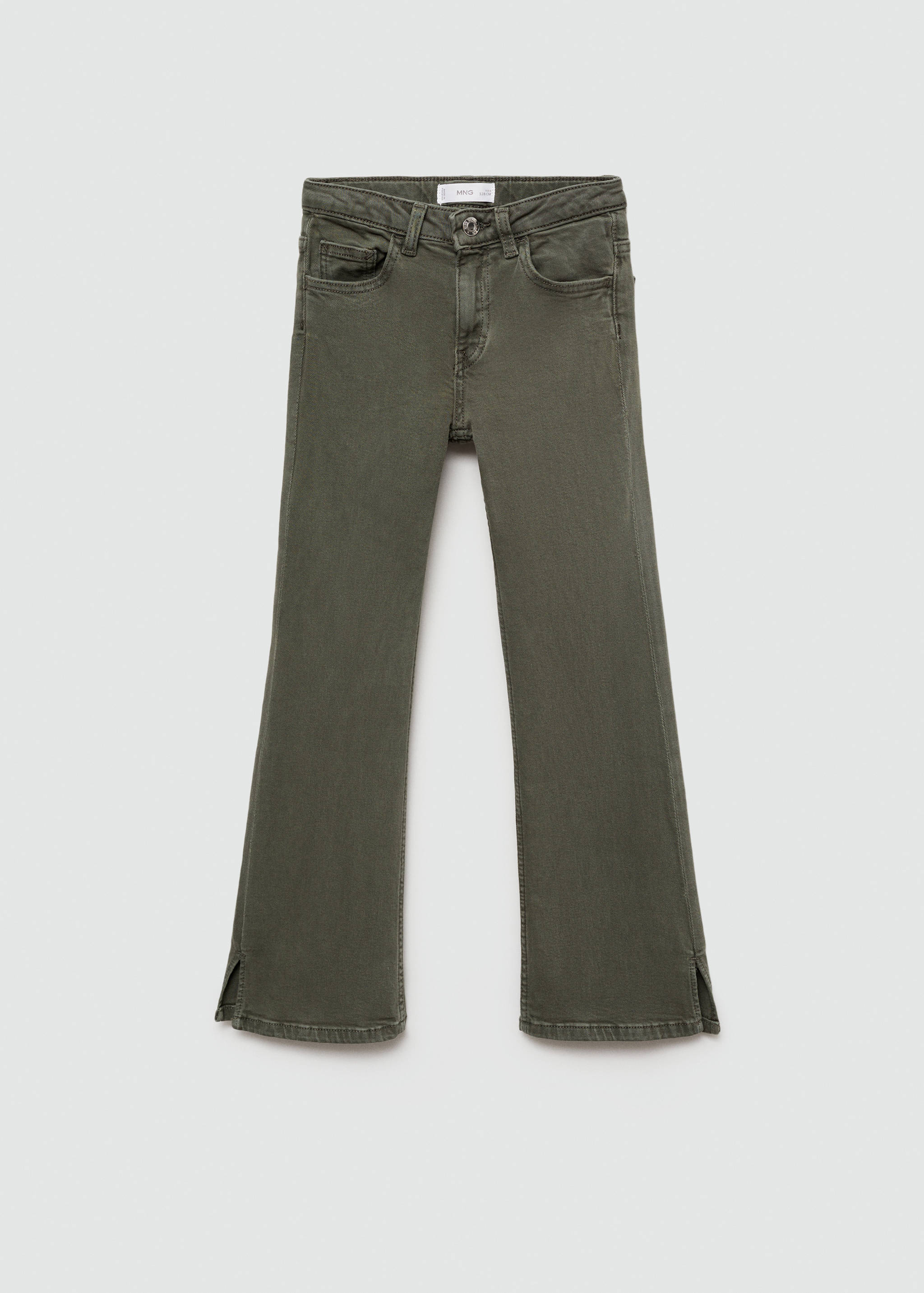 Flared jeans with slits - Article without model