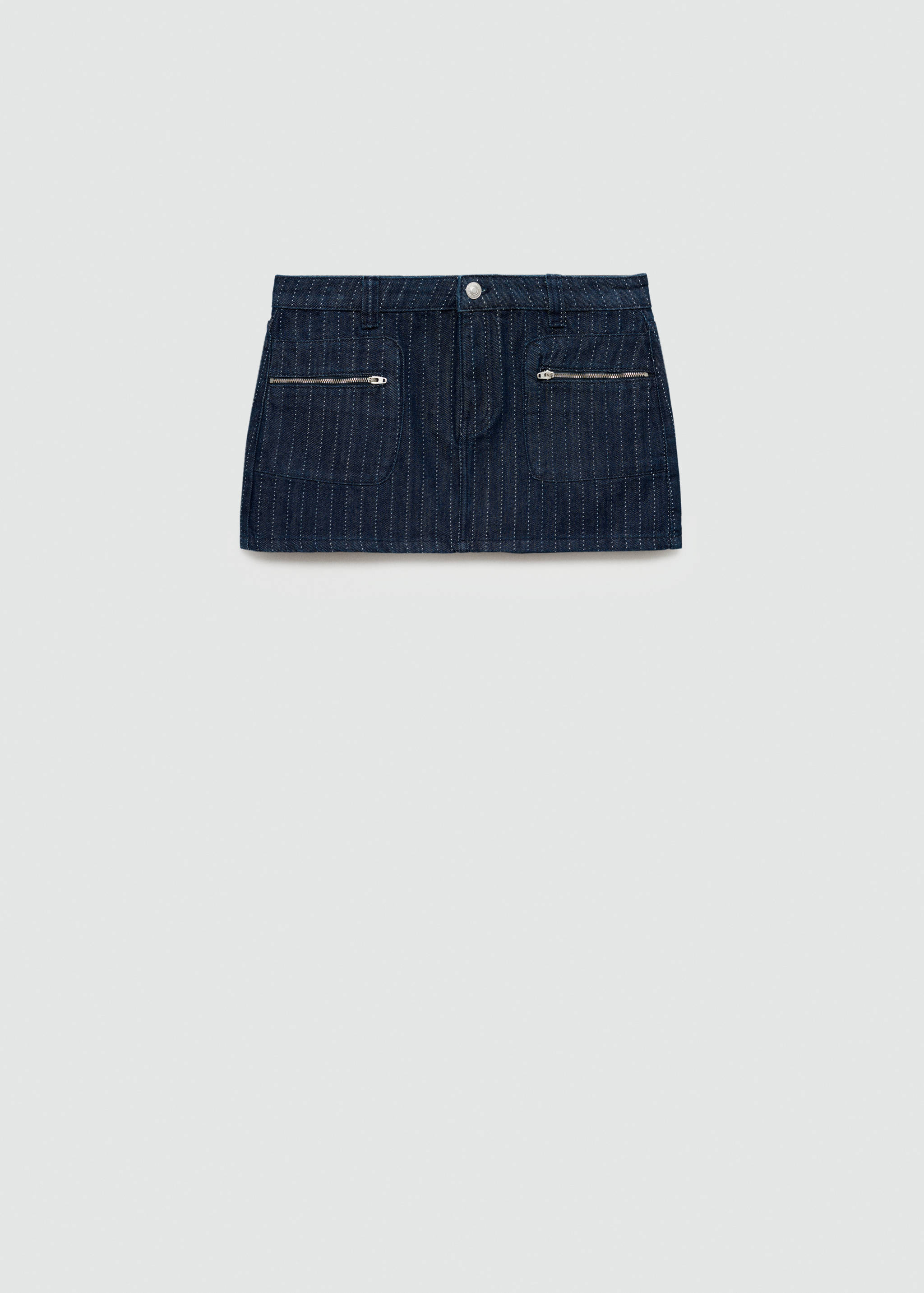 Minijupe en jean coutures - Article sans modèle