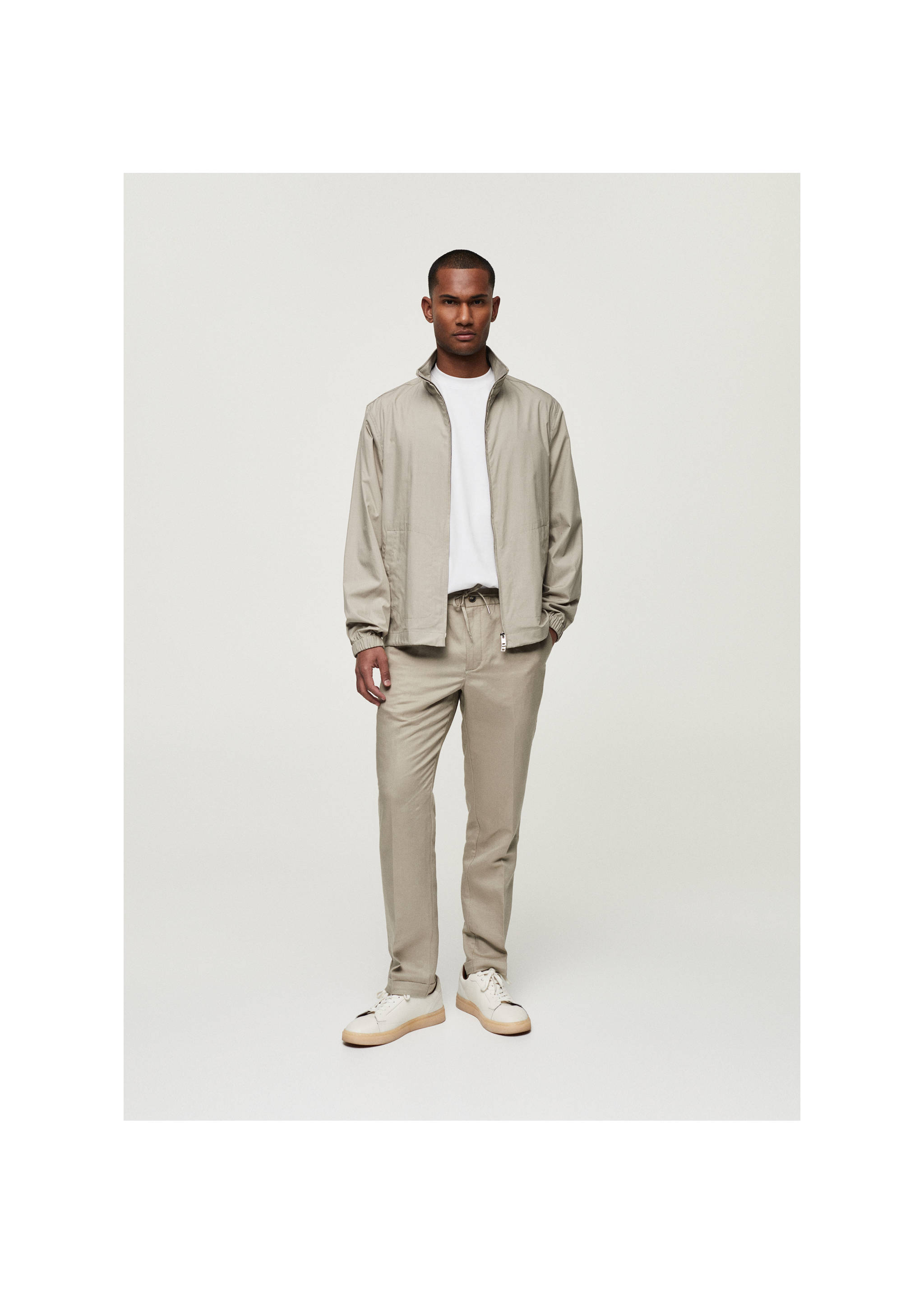 Zip-up lyocell jacket - General plane, Grey. Ref: 77042534-00.