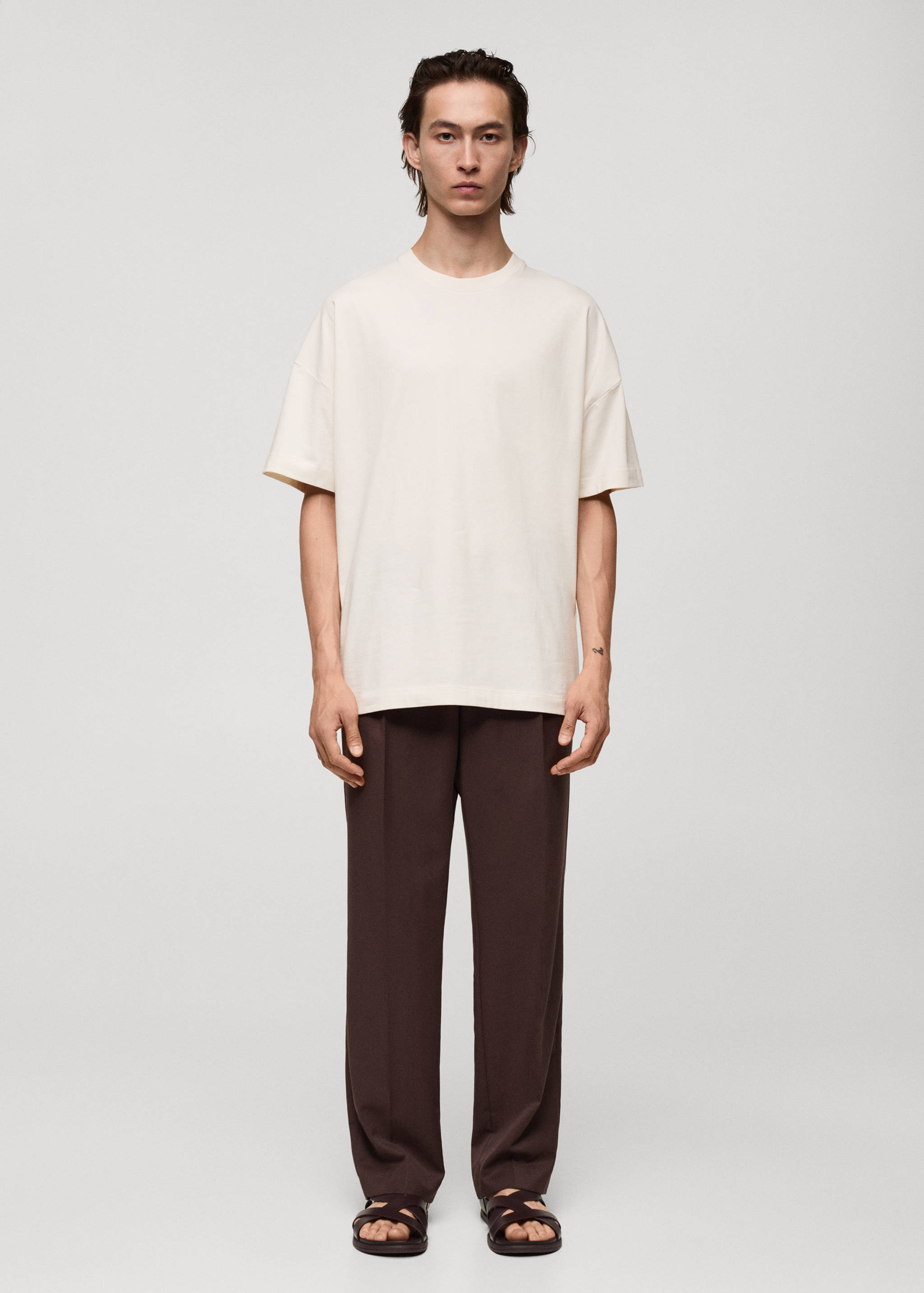 100% cotton oversized t-shirt - General plane