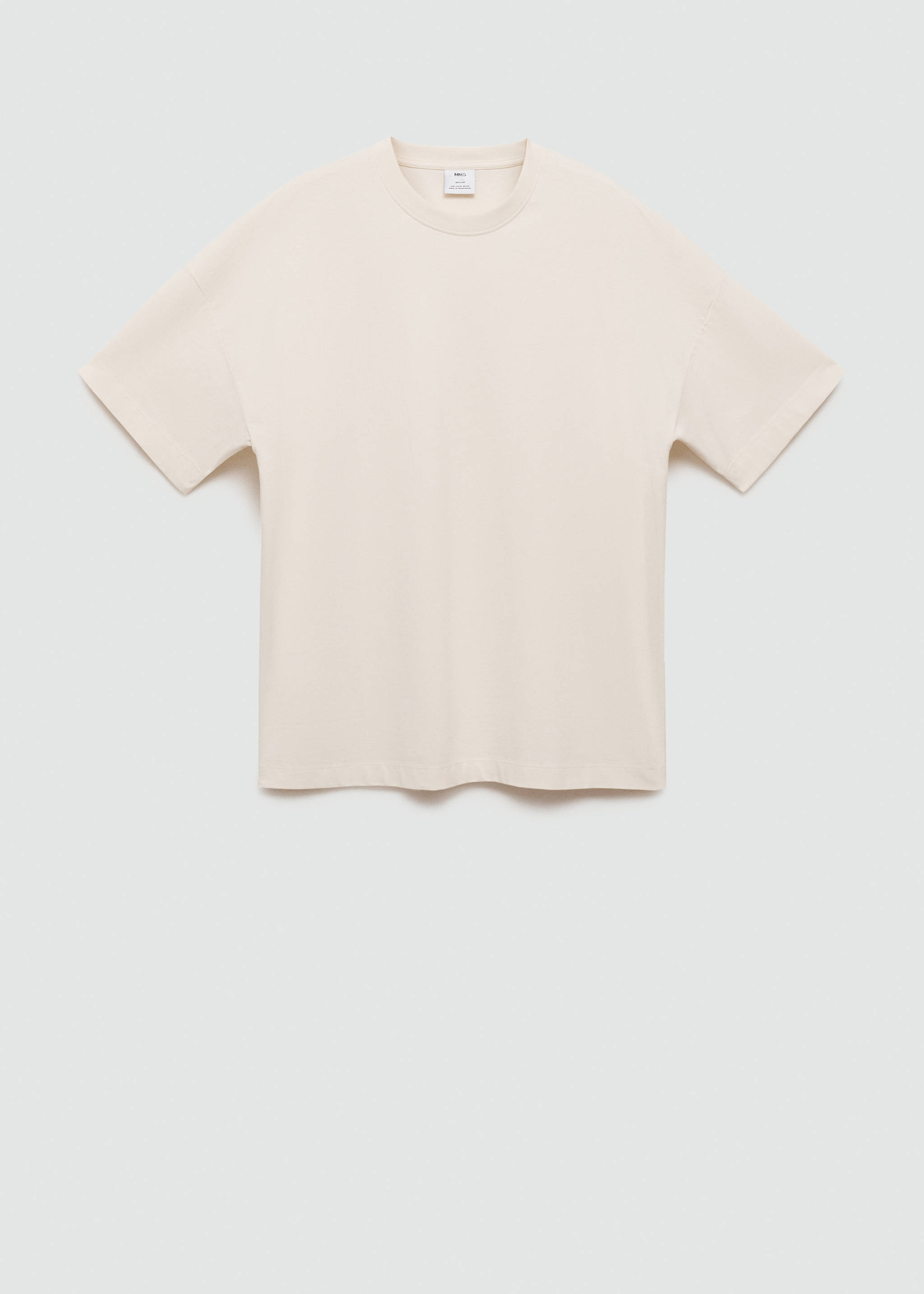 100% cotton oversized t-shirt - Article without model