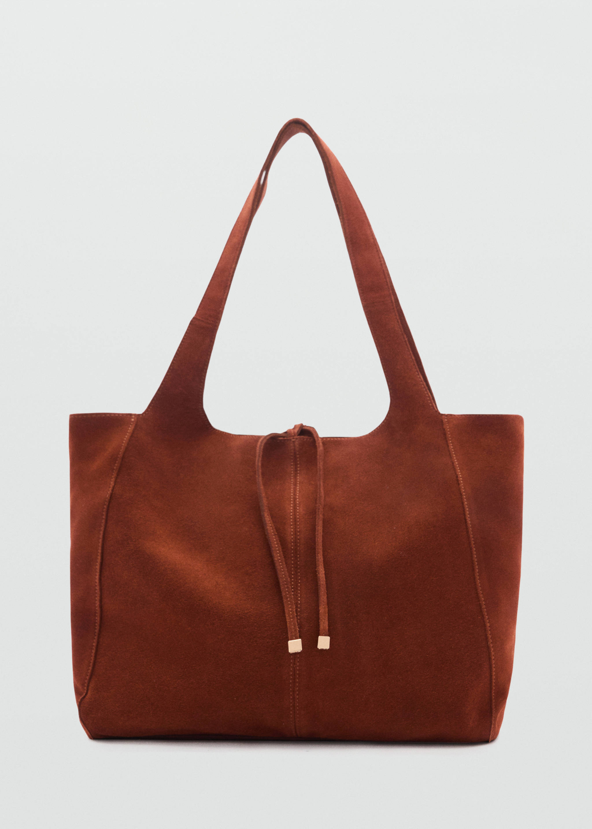 Leather shopper bag - Article without model