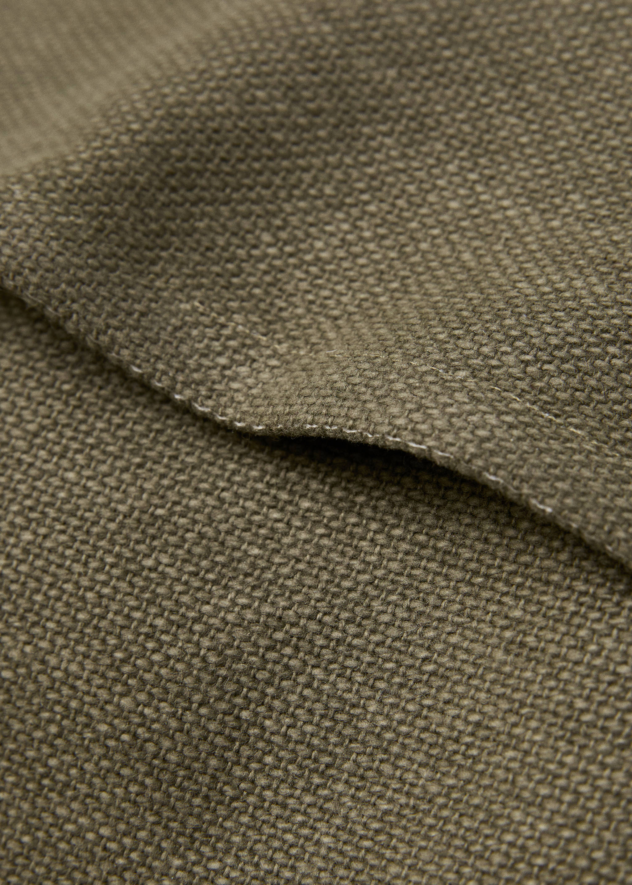 Double-stripe cotton cushion cover 30x50cm - Details of the article 2