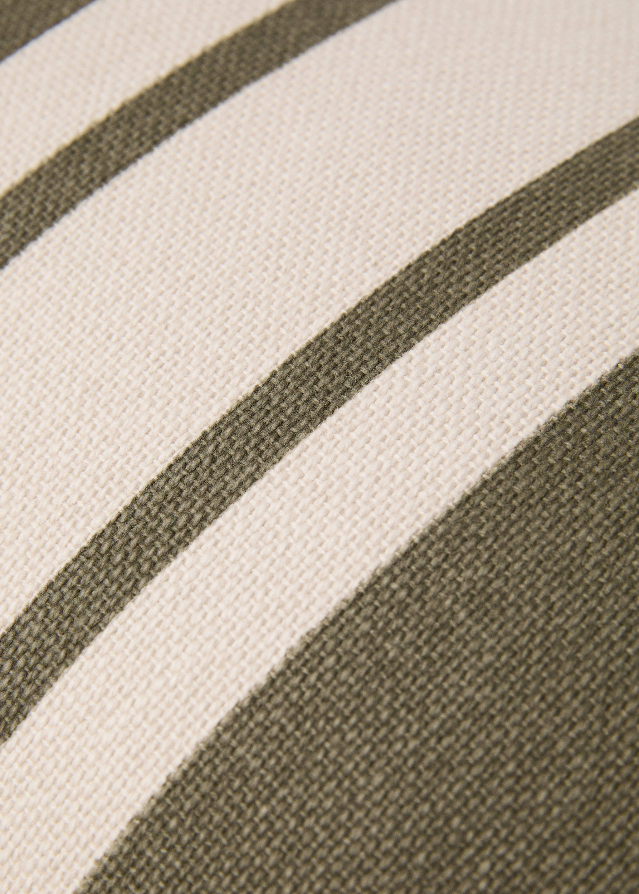 Double-stripe cotton cushion cover 30x50cm - Details of the article 4