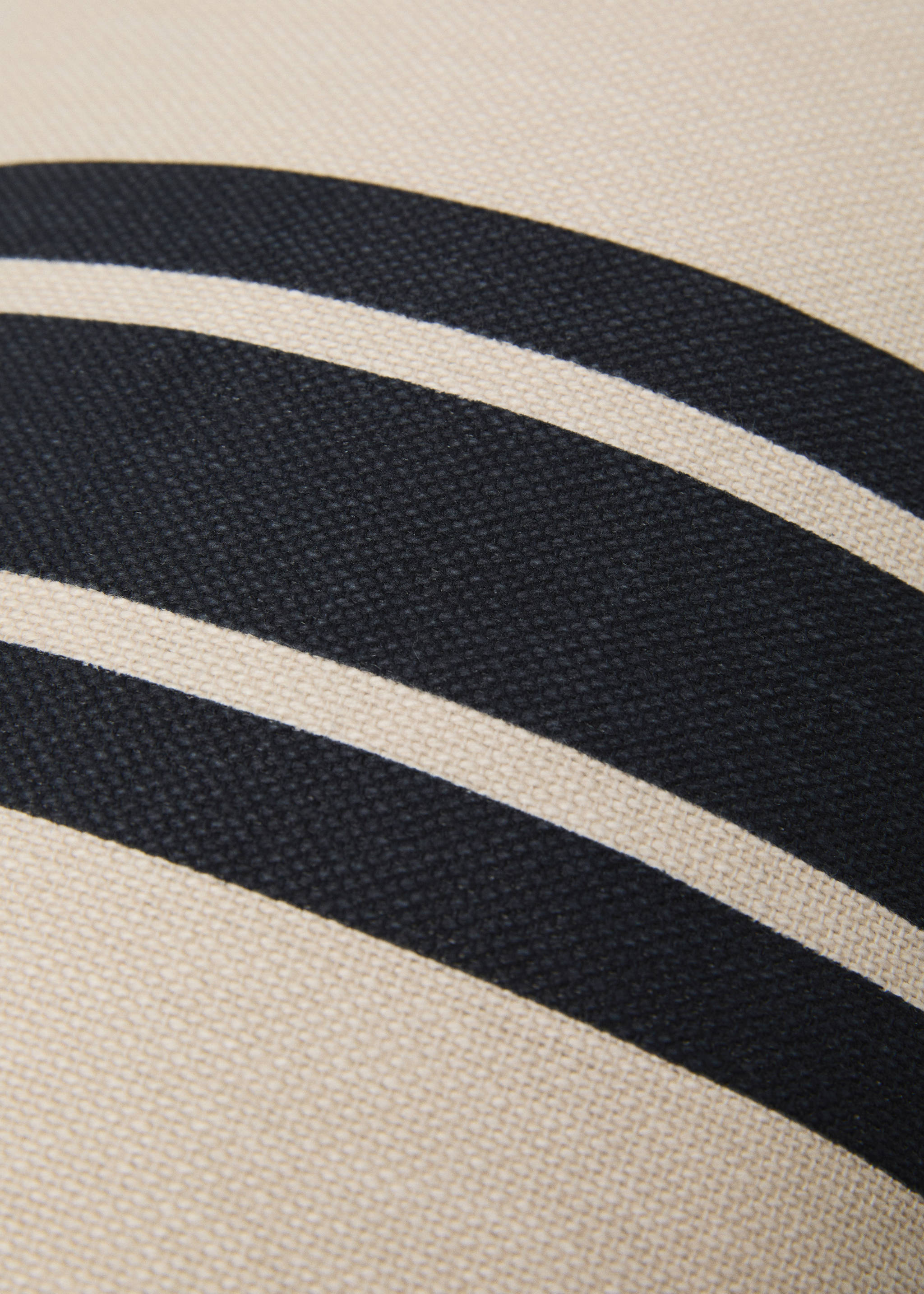 Double-stripe cotton cushion cover 30x50cm - Details of the article 3