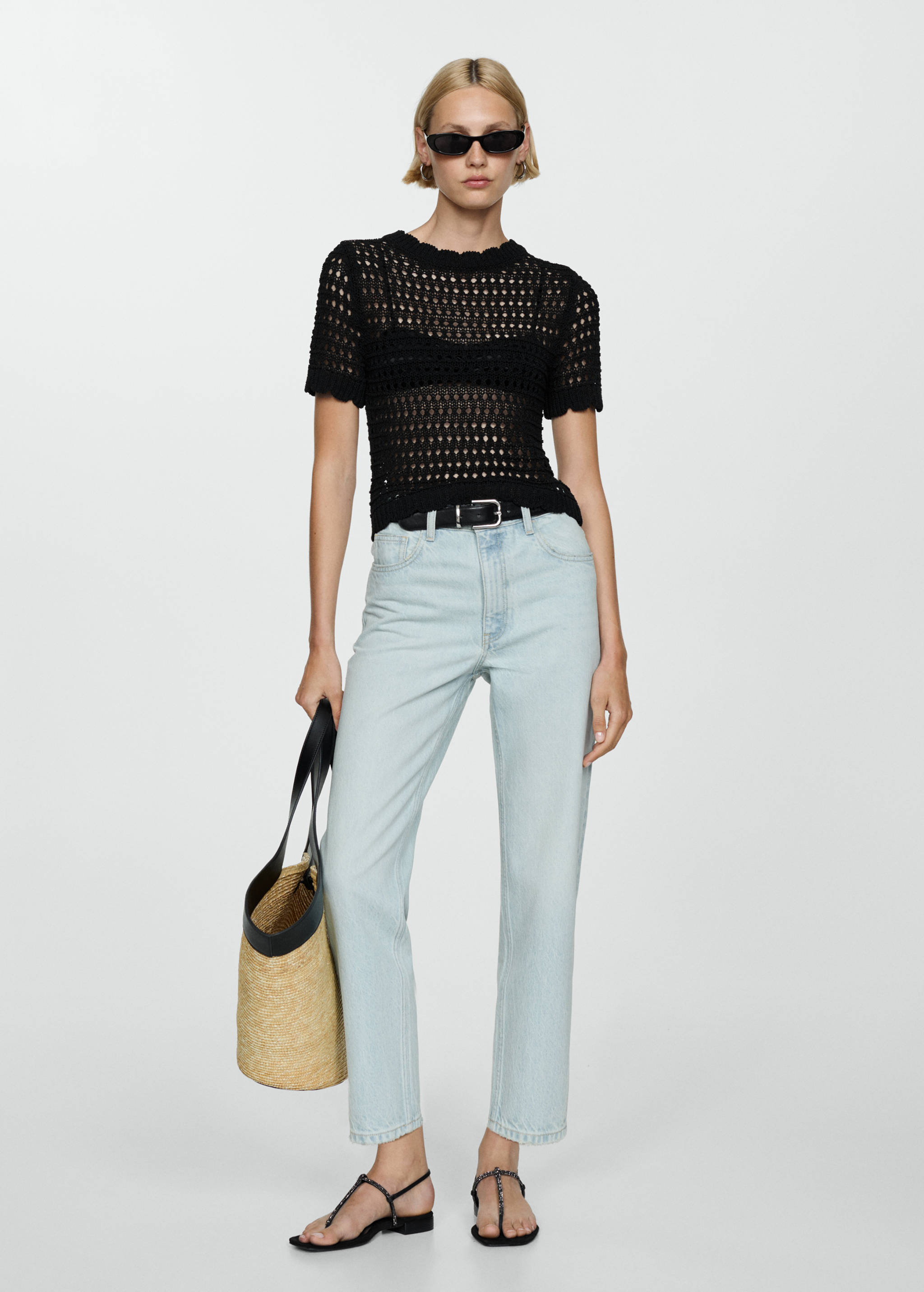 Mom-Jeans mit hohem Bund Mom2000 - Allgemeine Ansicht