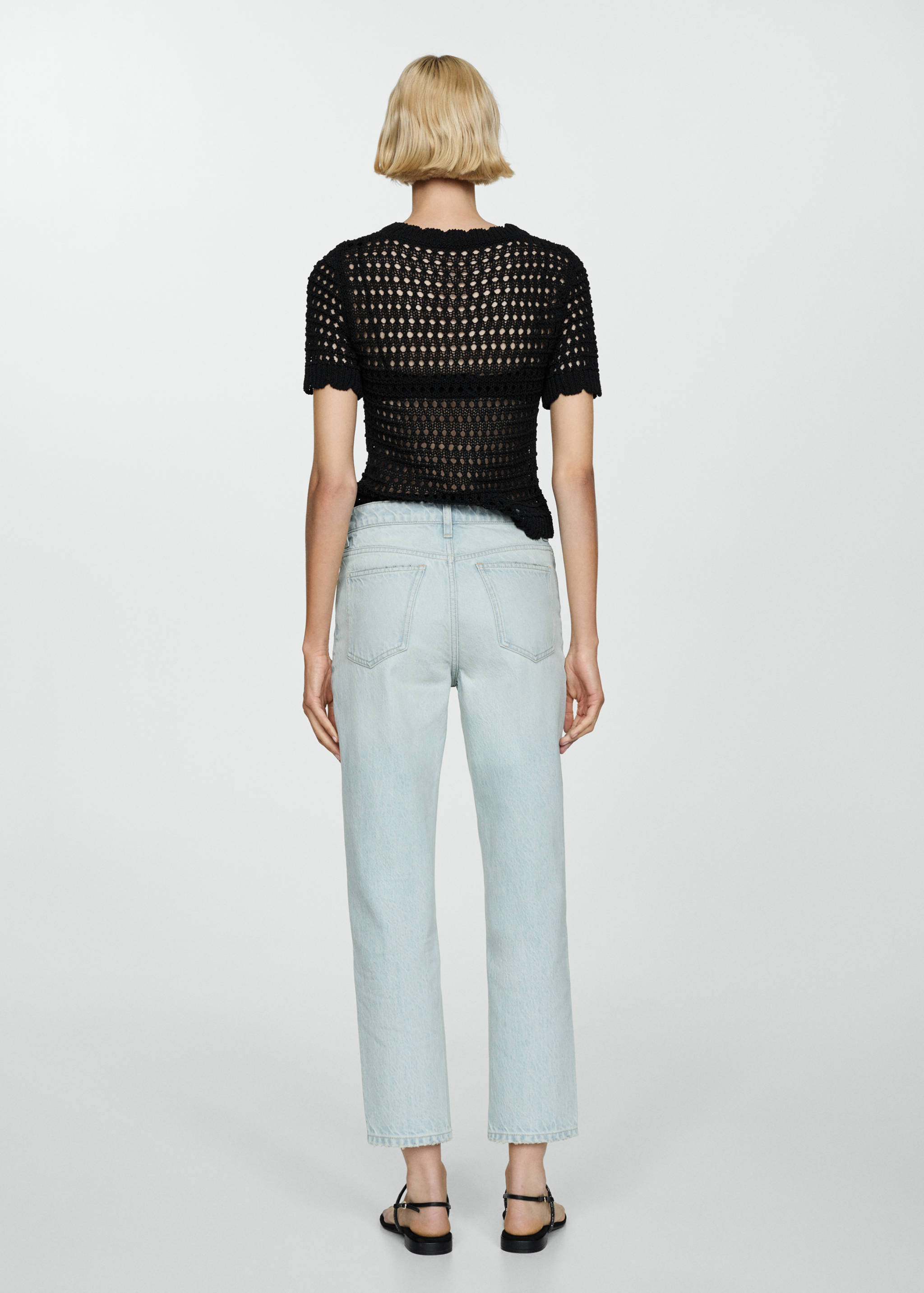 Mom-Jeans mit hohem Bund Mom2000 - Rückseite des Artikels