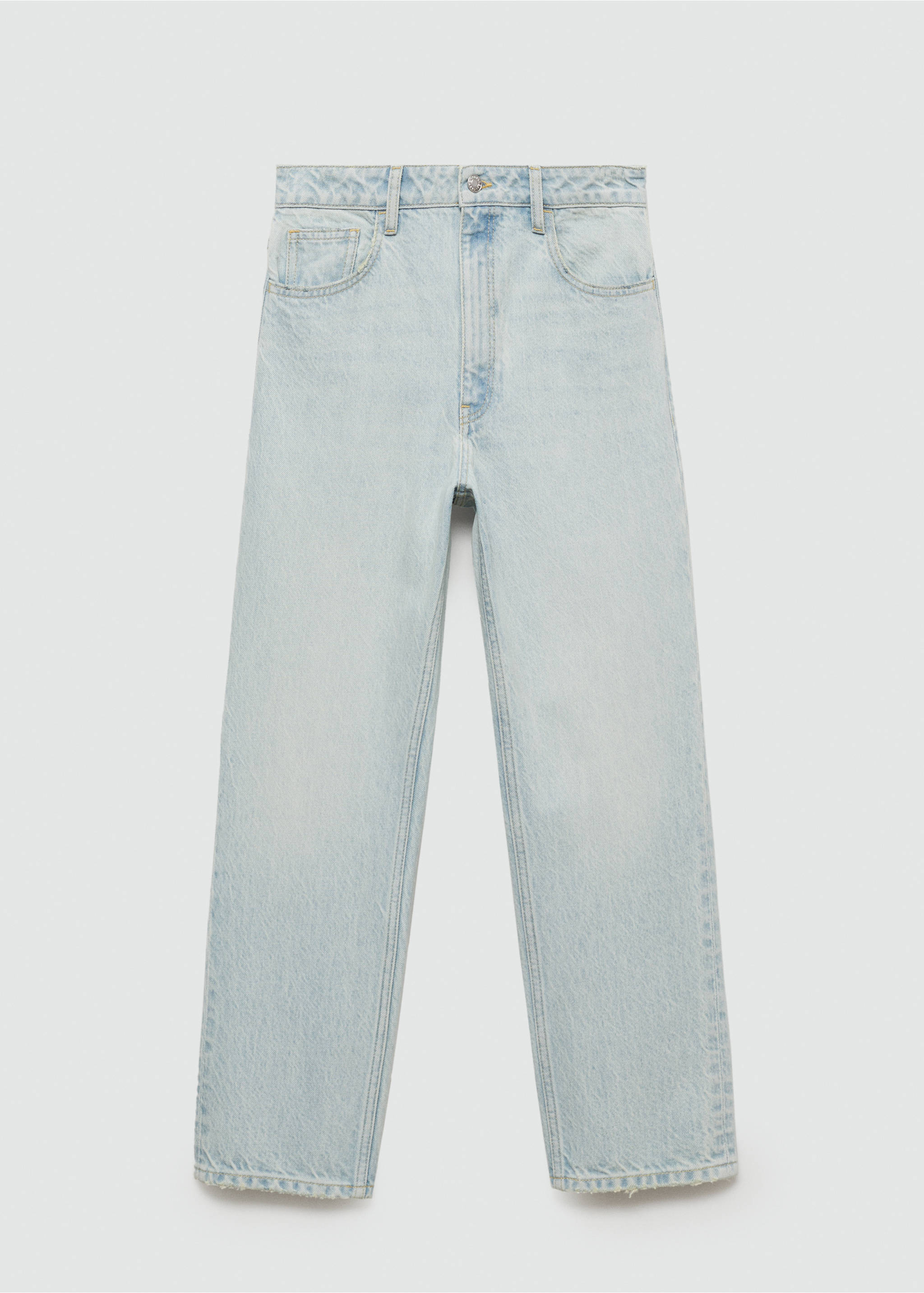 Jeans Mom2000 mom tiro alto - Artículo sin modelo, Azul medio vintage. Ref: 77042914-00.