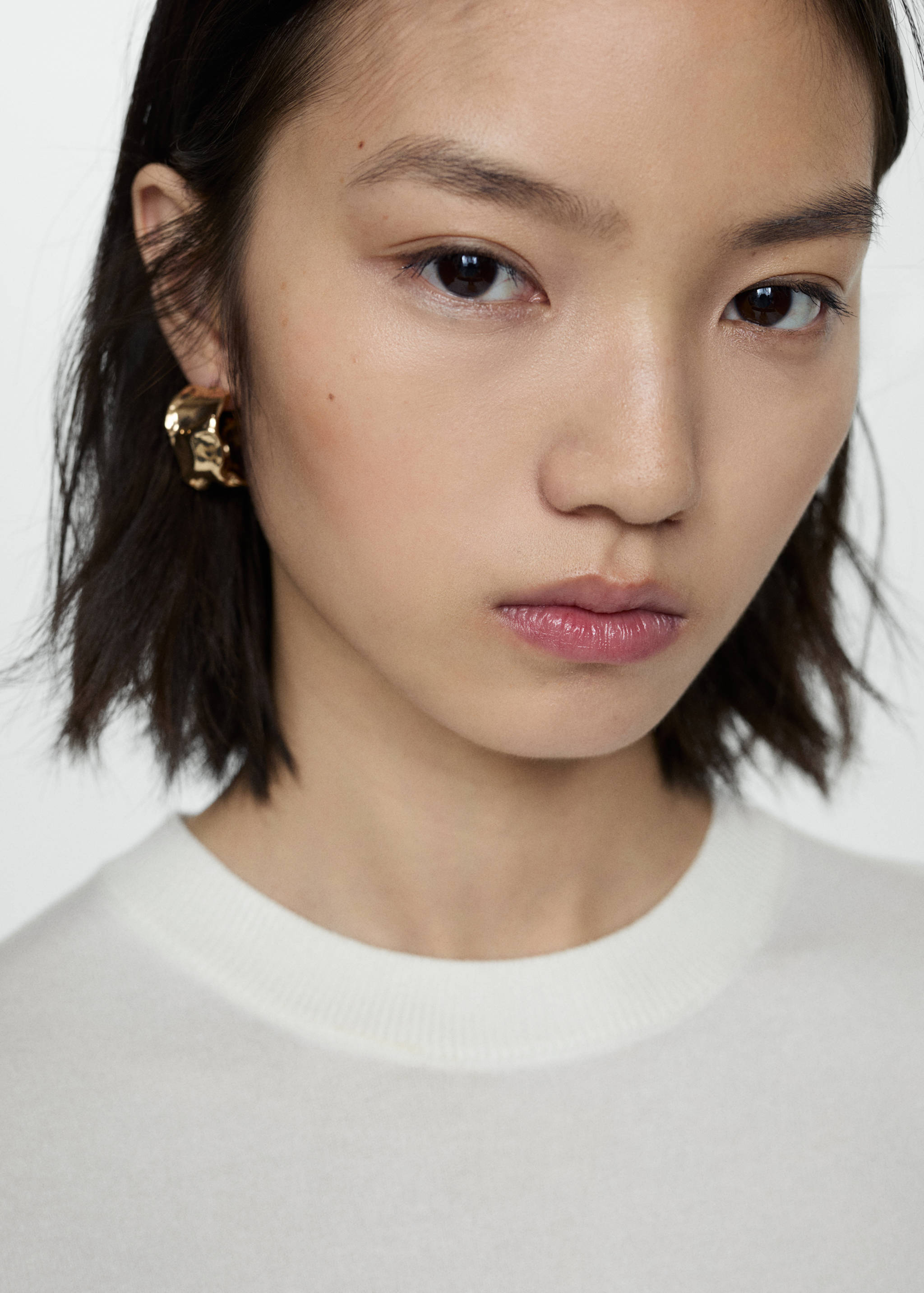 Kurzärmliger Feinstrickpullover - Detail des Artikels 1