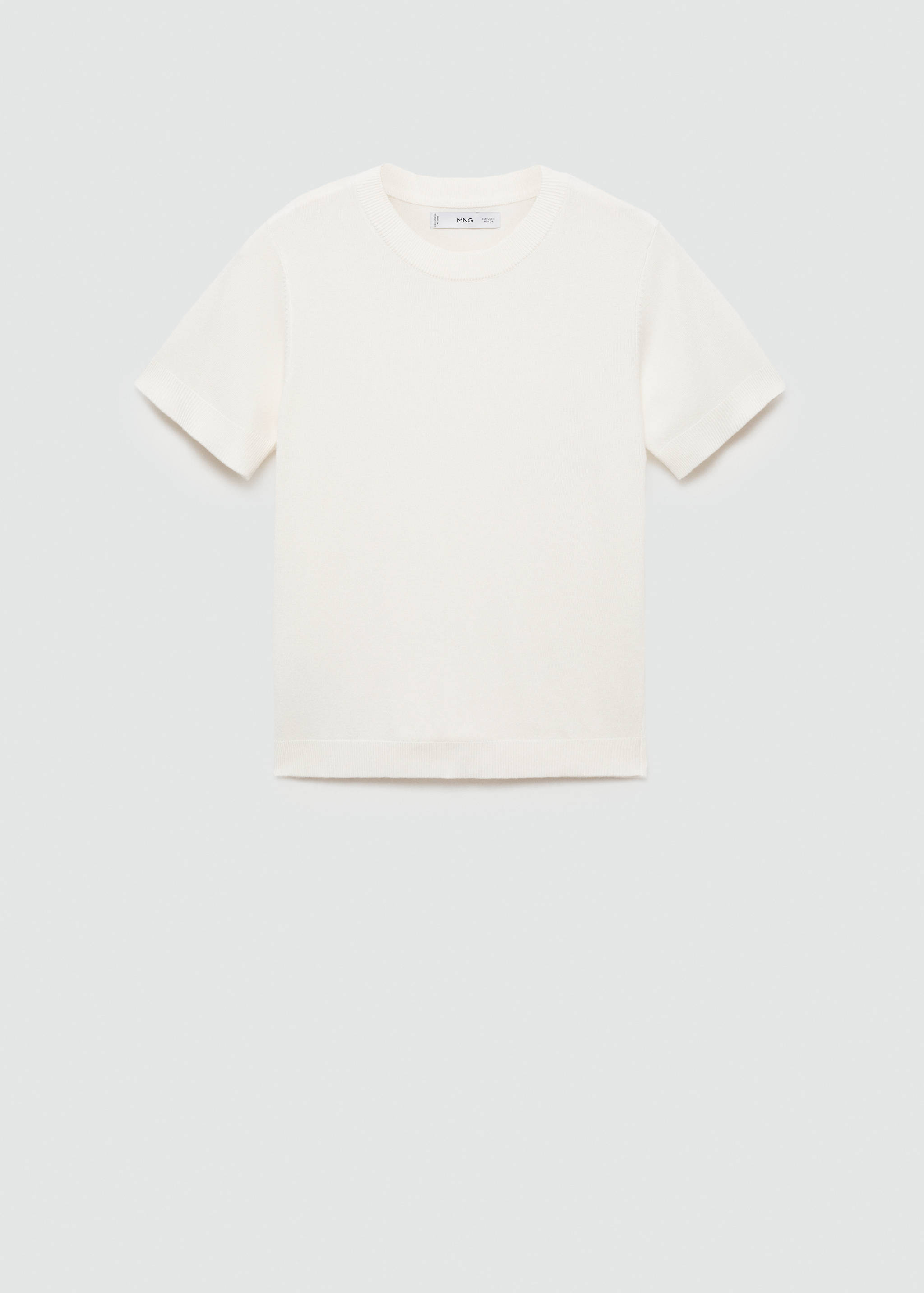 Kurzärmliger Feinstrickpullover - Artikel ohne Model