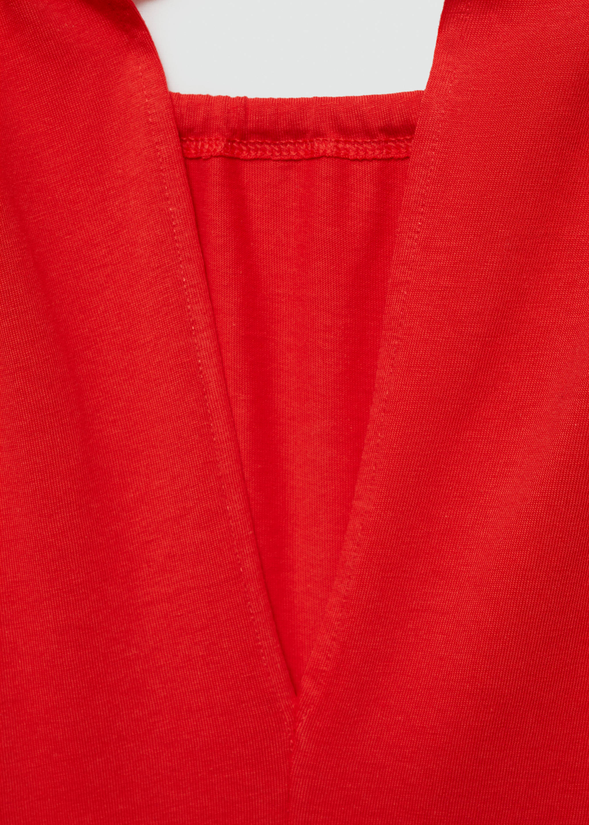 Long cotton dress - Details of the article 0