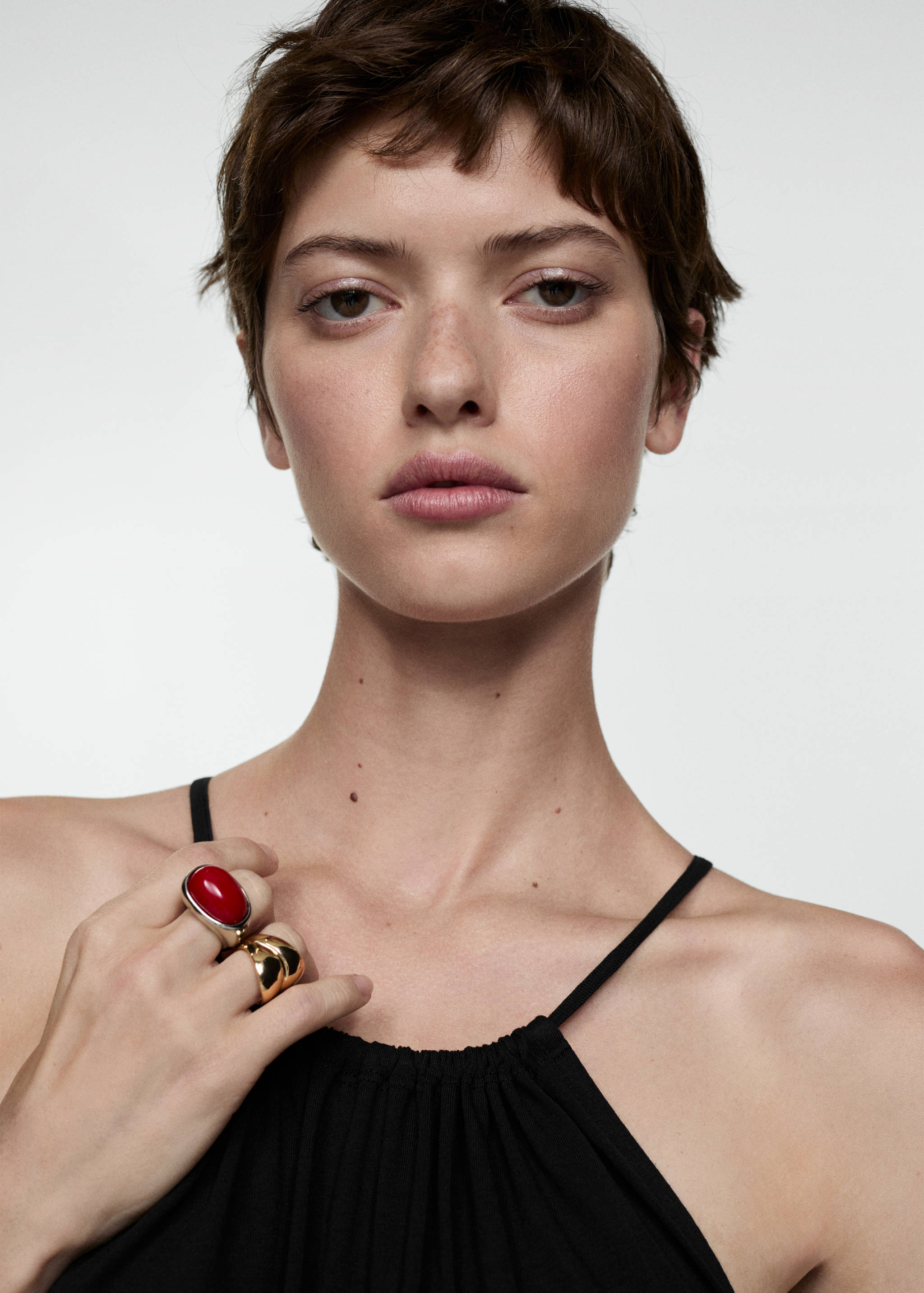 Duga pamučna haljina - Detalji artikla 1