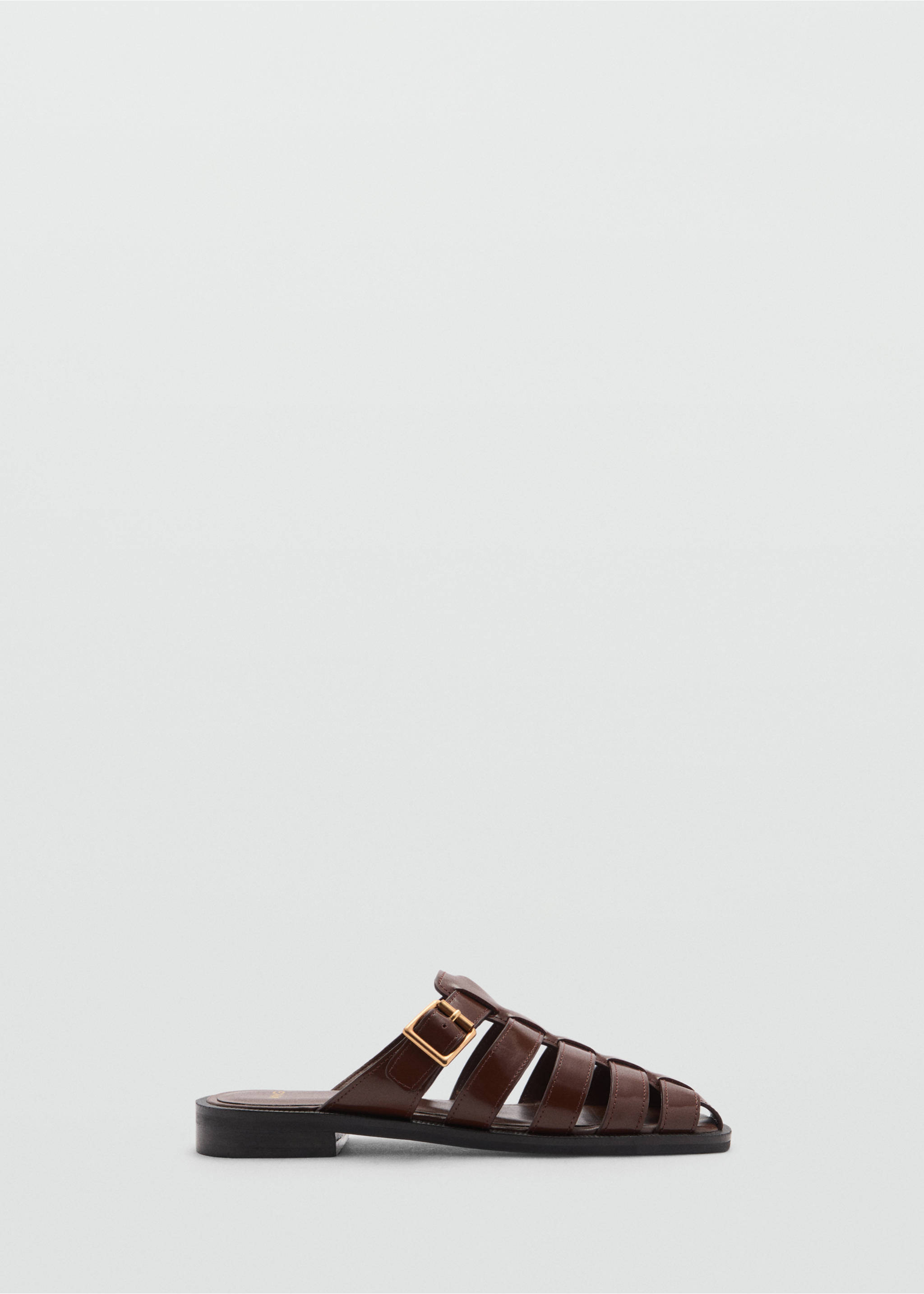 Fisherman sandal - Article without model, Brown. Ref: 77042928-00.