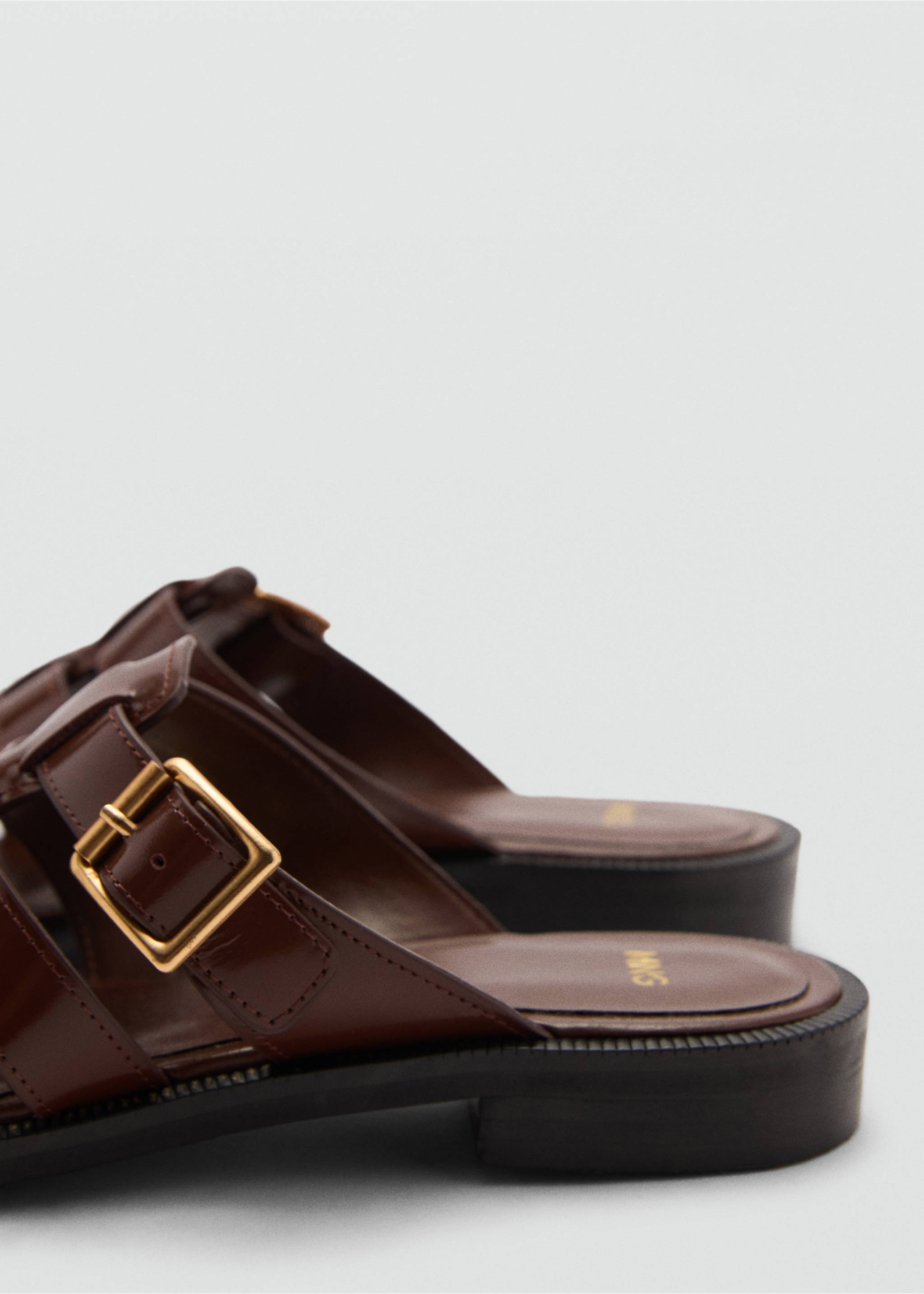 Fisherman sandal - Details of the article 1, Brown. Ref: 77042928-00.