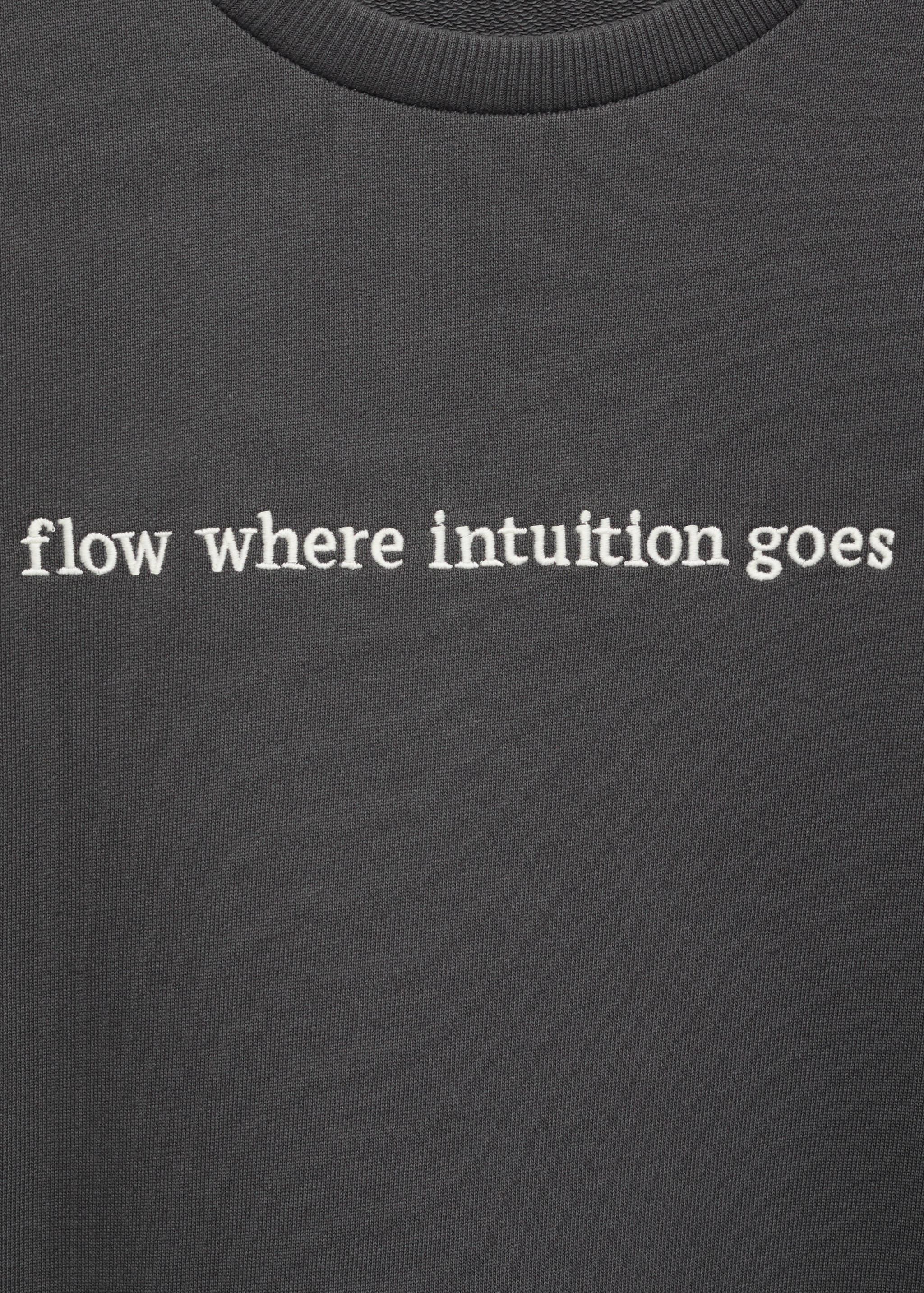 Sweat-shirt coton détails brodés - Détail de l'article 8