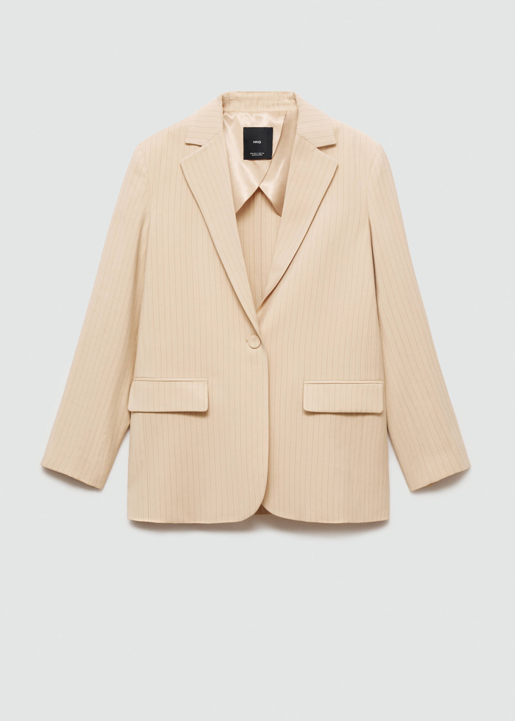 Gestreifter Anzugblazer - Artikel ohne Model