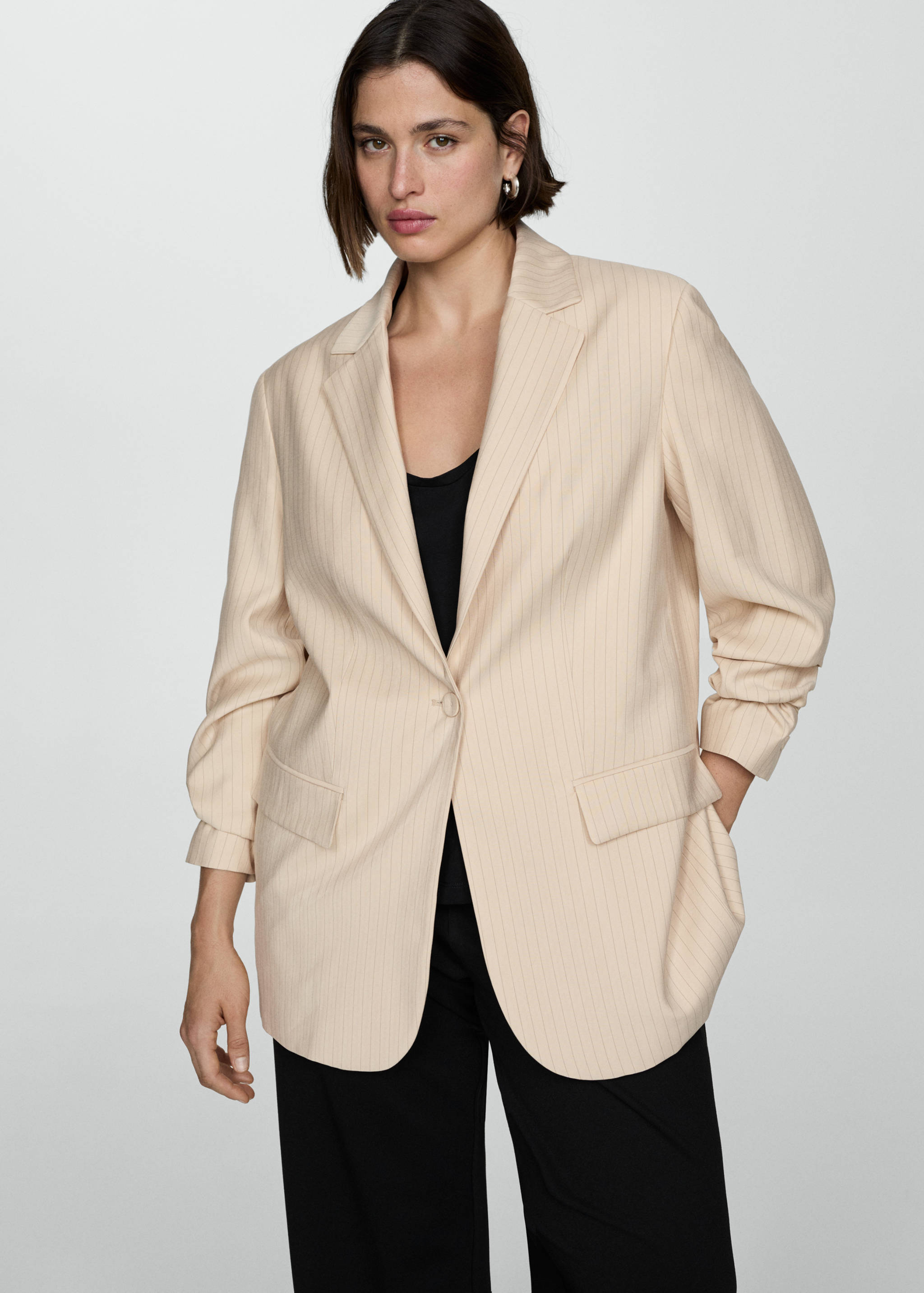 Gestreifter Anzugblazer - Detail des Artikels 5