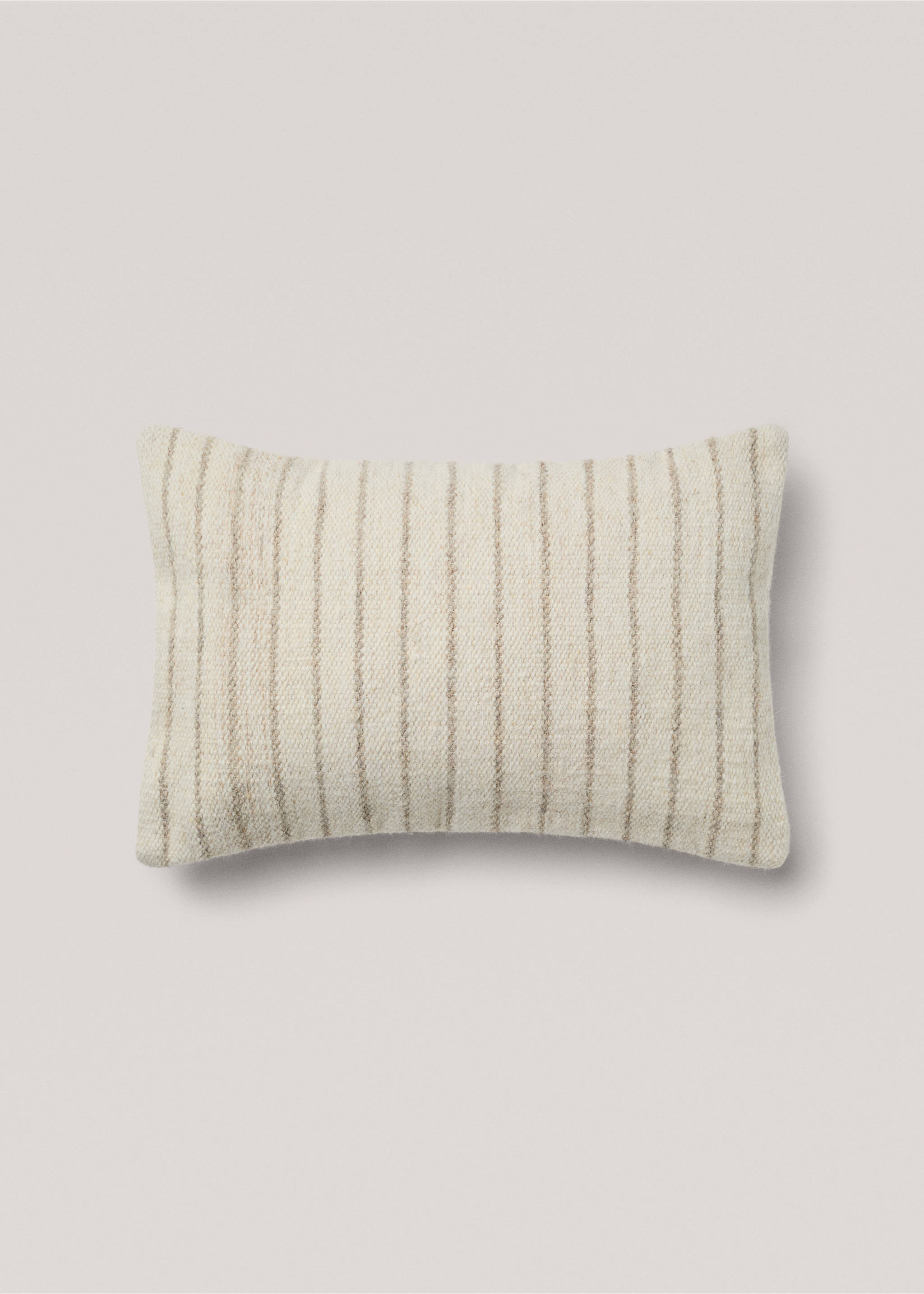 Housse coussin laine - Article sans modèle, Marron clair/pastel. Ref: 77043272-00.