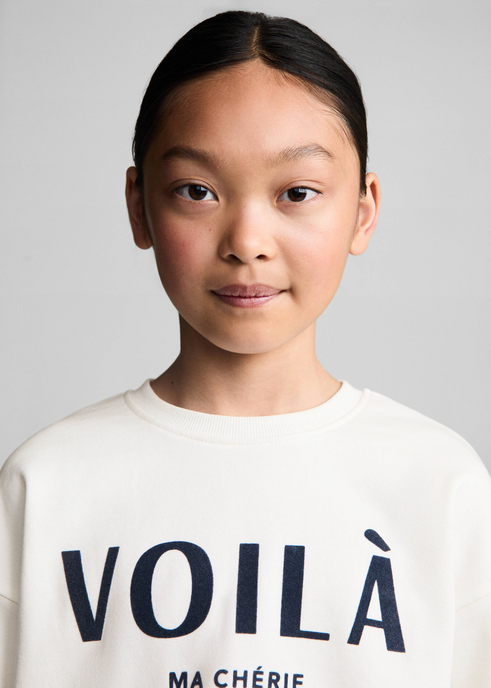 Printed cotton sweatshirt - Details of the article 1