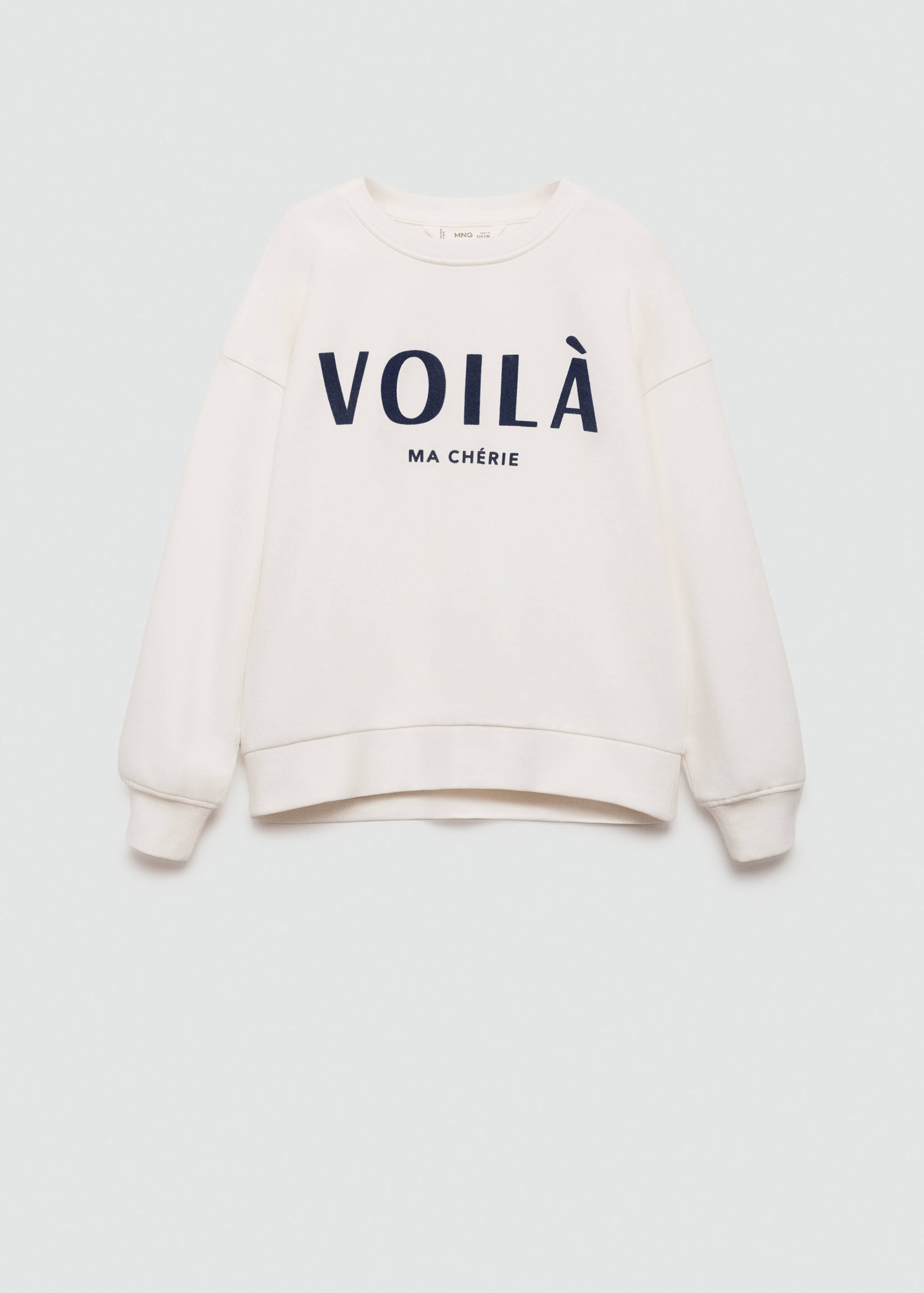 Gemustertes Baumwoll-Sweatshirt - Artikel ohne Model