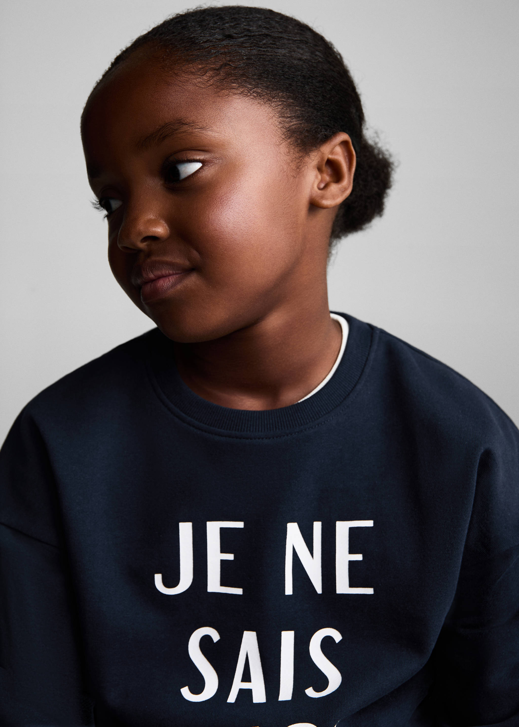 Printed cotton sweatshirt - Details of the article 1