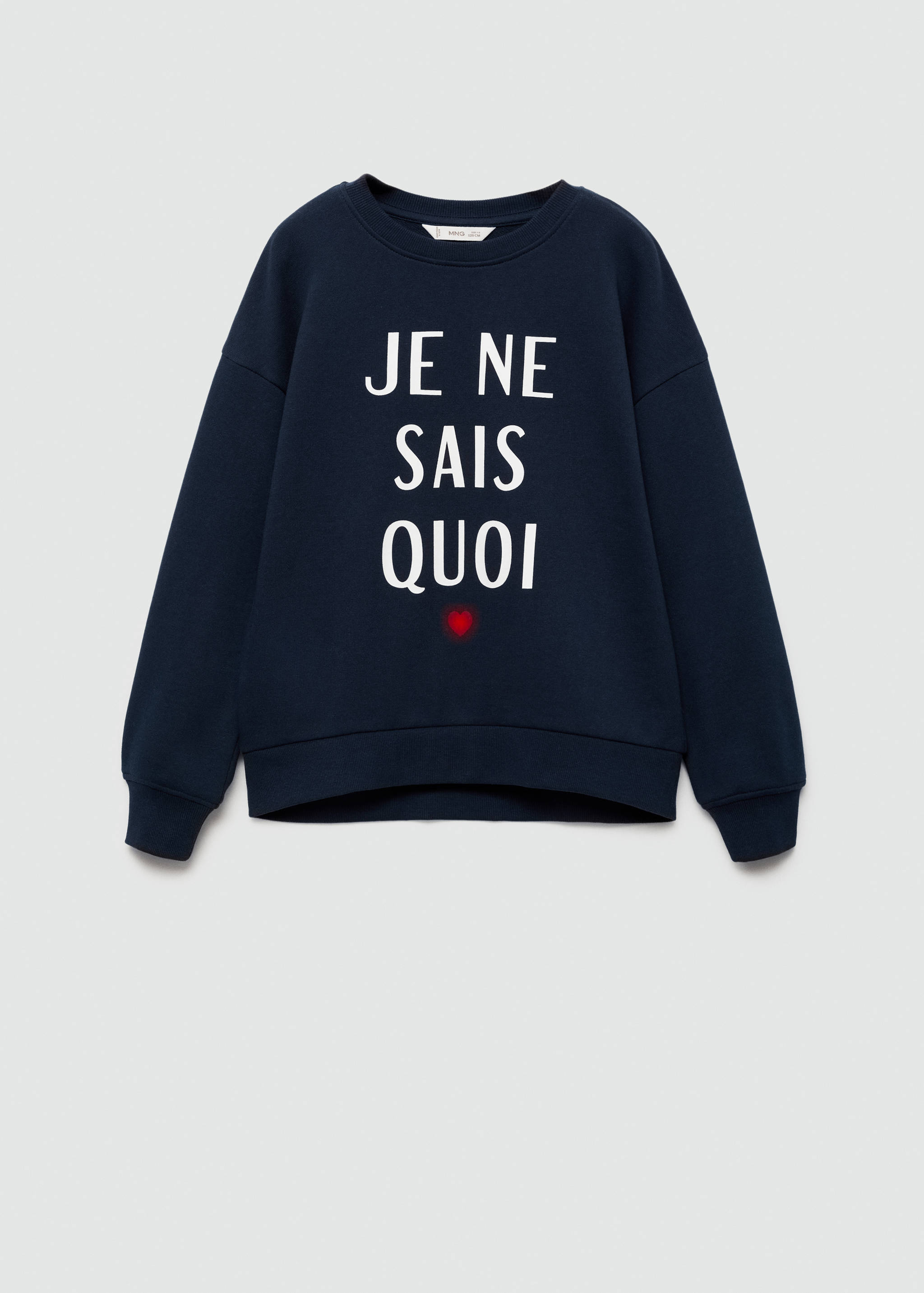 Printed cotton sweatshirt - Article without model