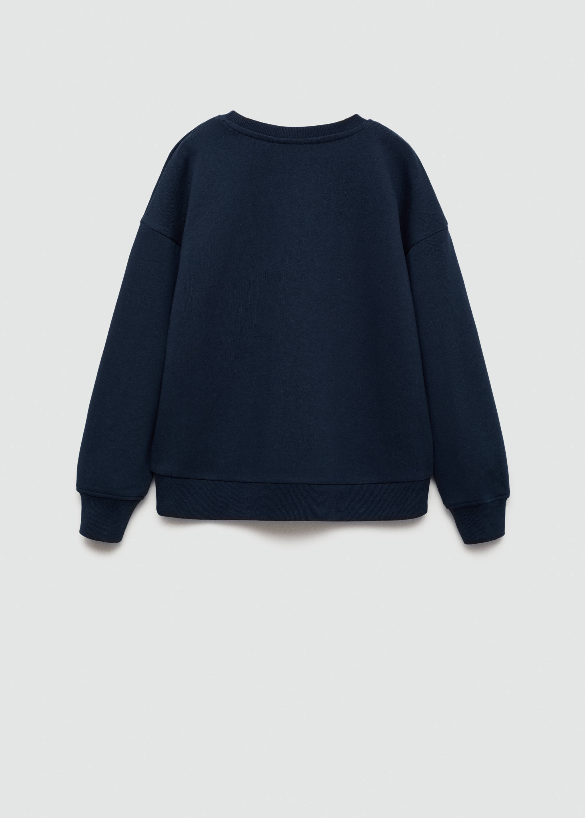 Printed cotton sweatshirt - Reverse of the article