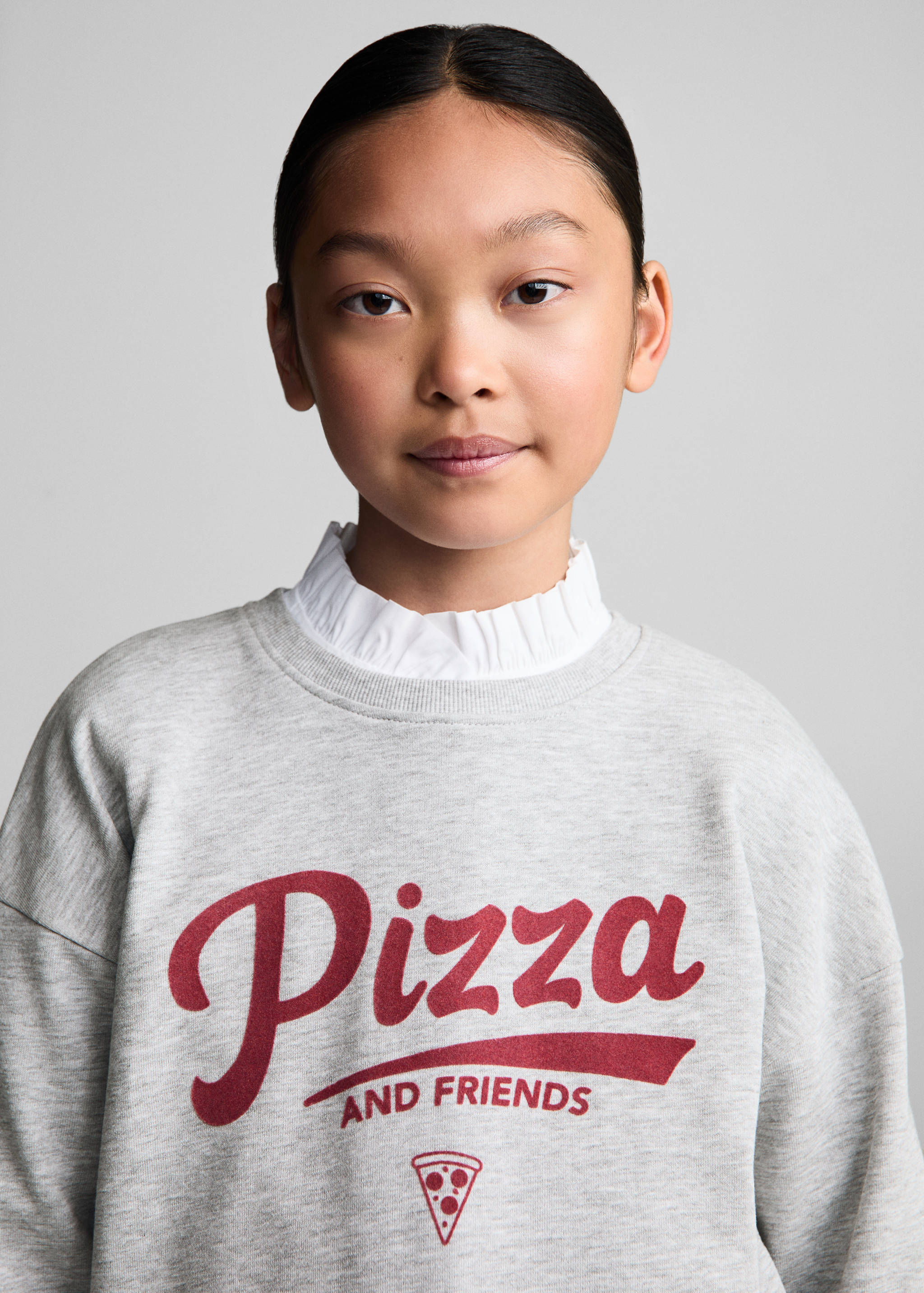 Printed cotton sweatshirt - Details of the article 1