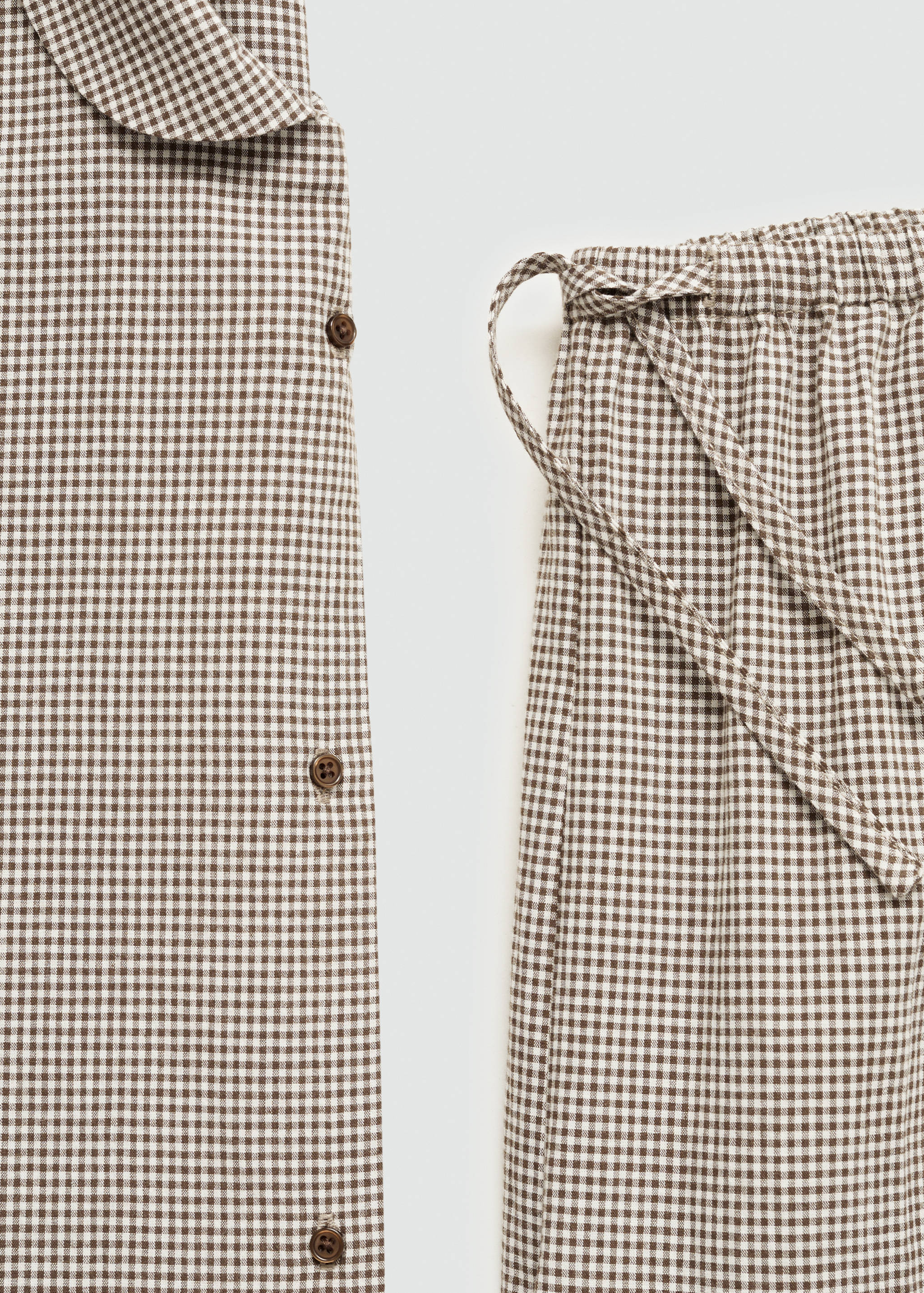 Cotton long pyjamas - Details of the article 0