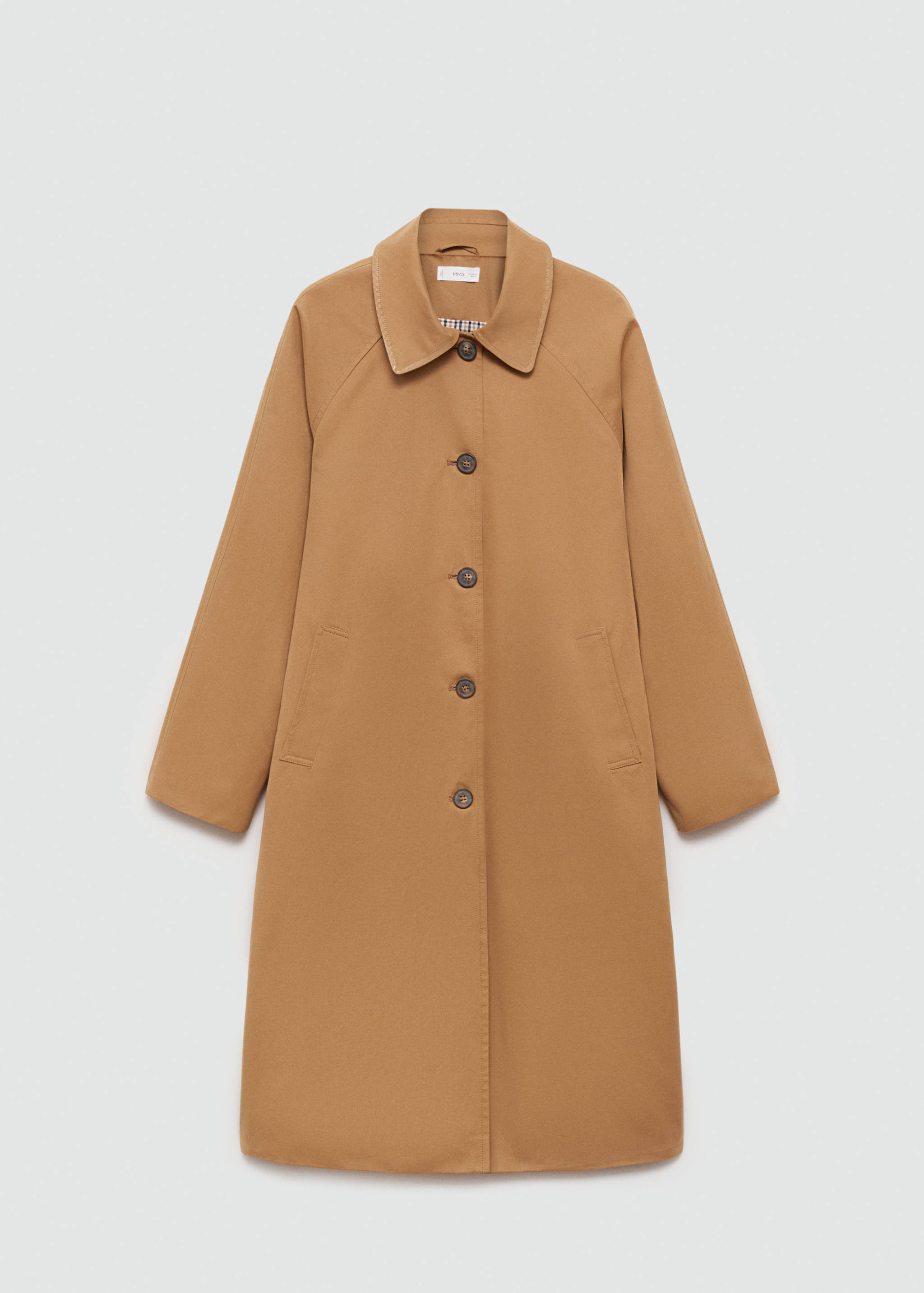 Lång klassisk trenchcoat - Artikel utan modell