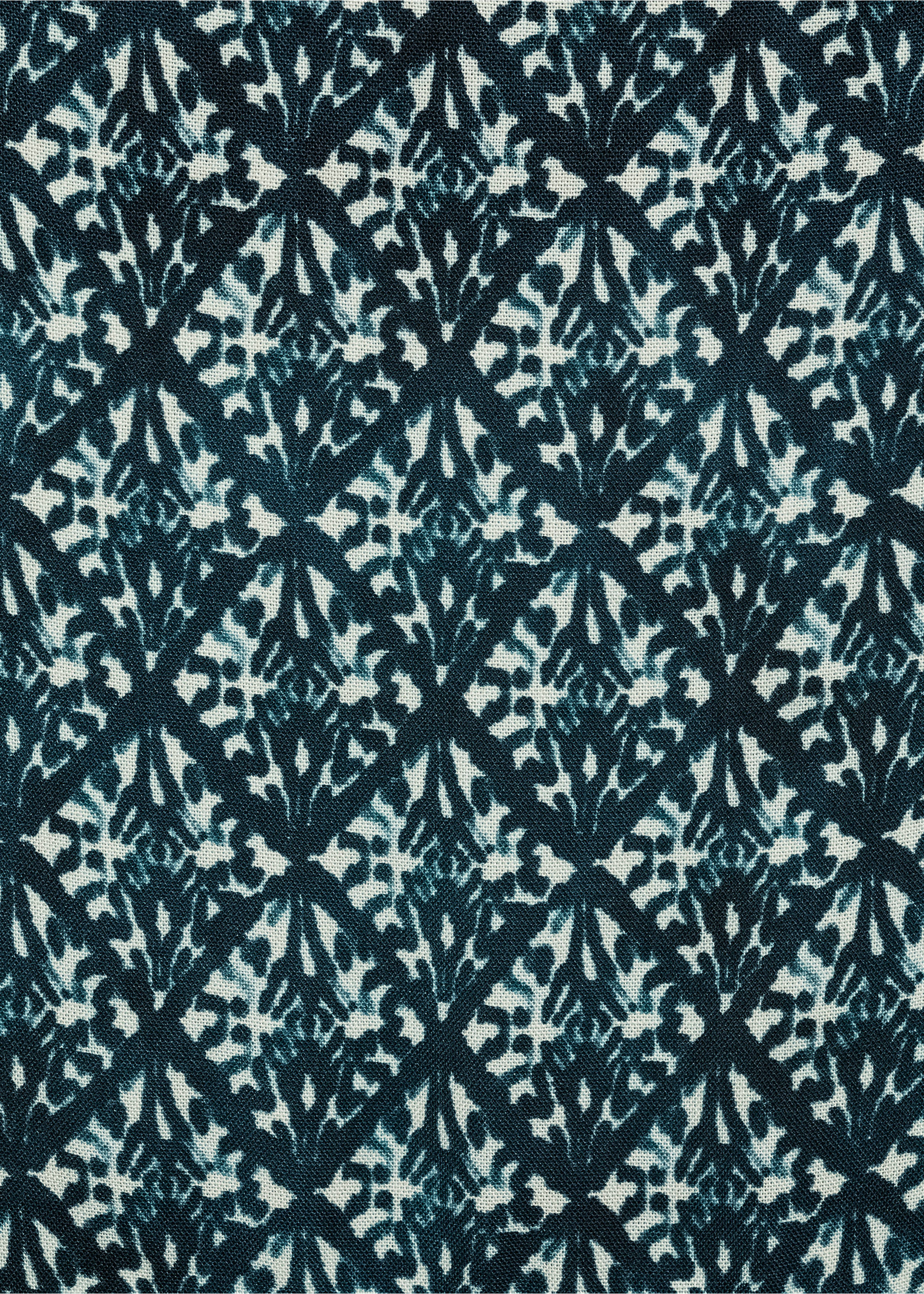 Gemusterter Volant-Rock - Detail des Artikels 0, Dunkles Marineblau. Ref: 77043292-00.