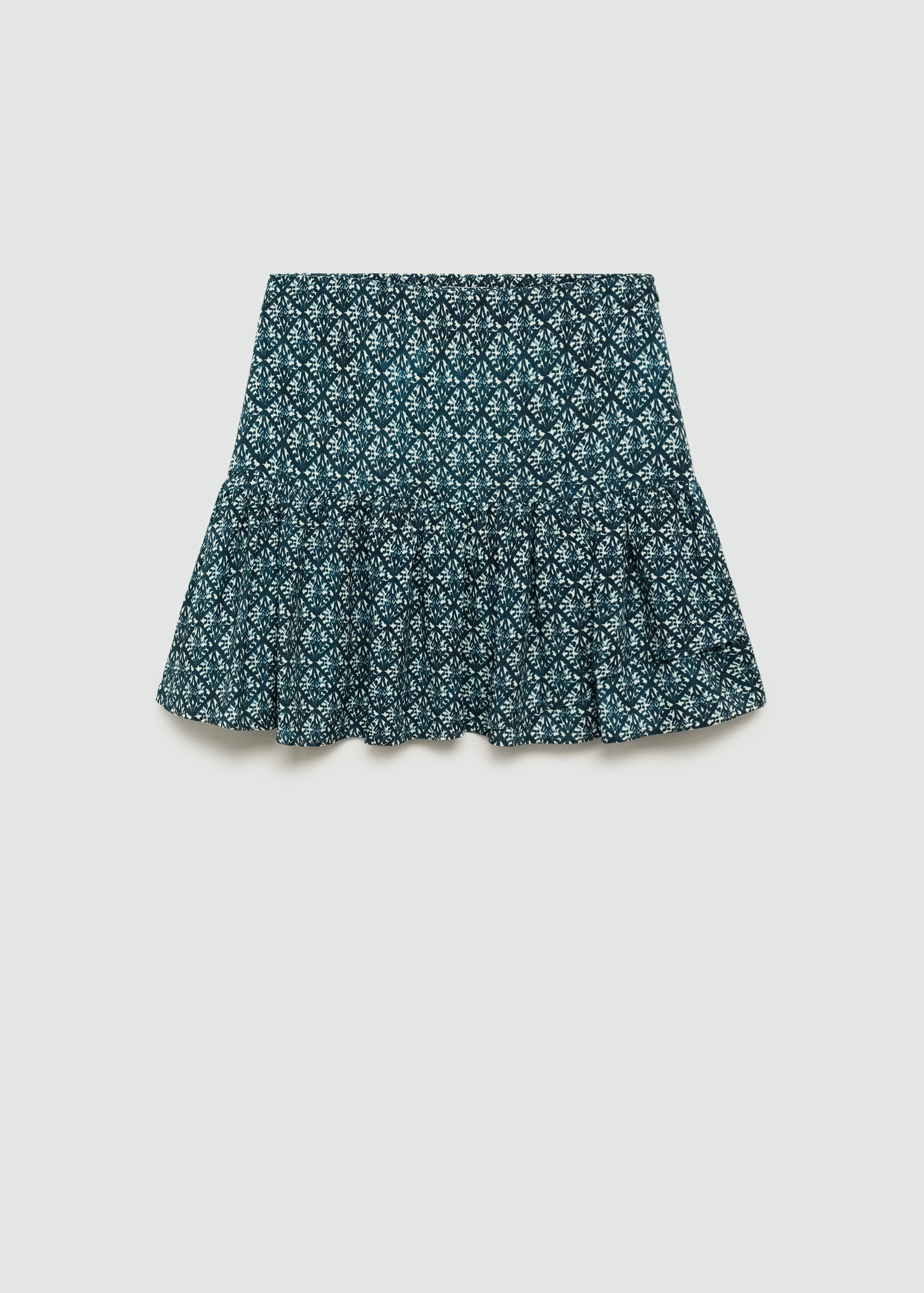 Falda estampada volante - Artículo sin modelo