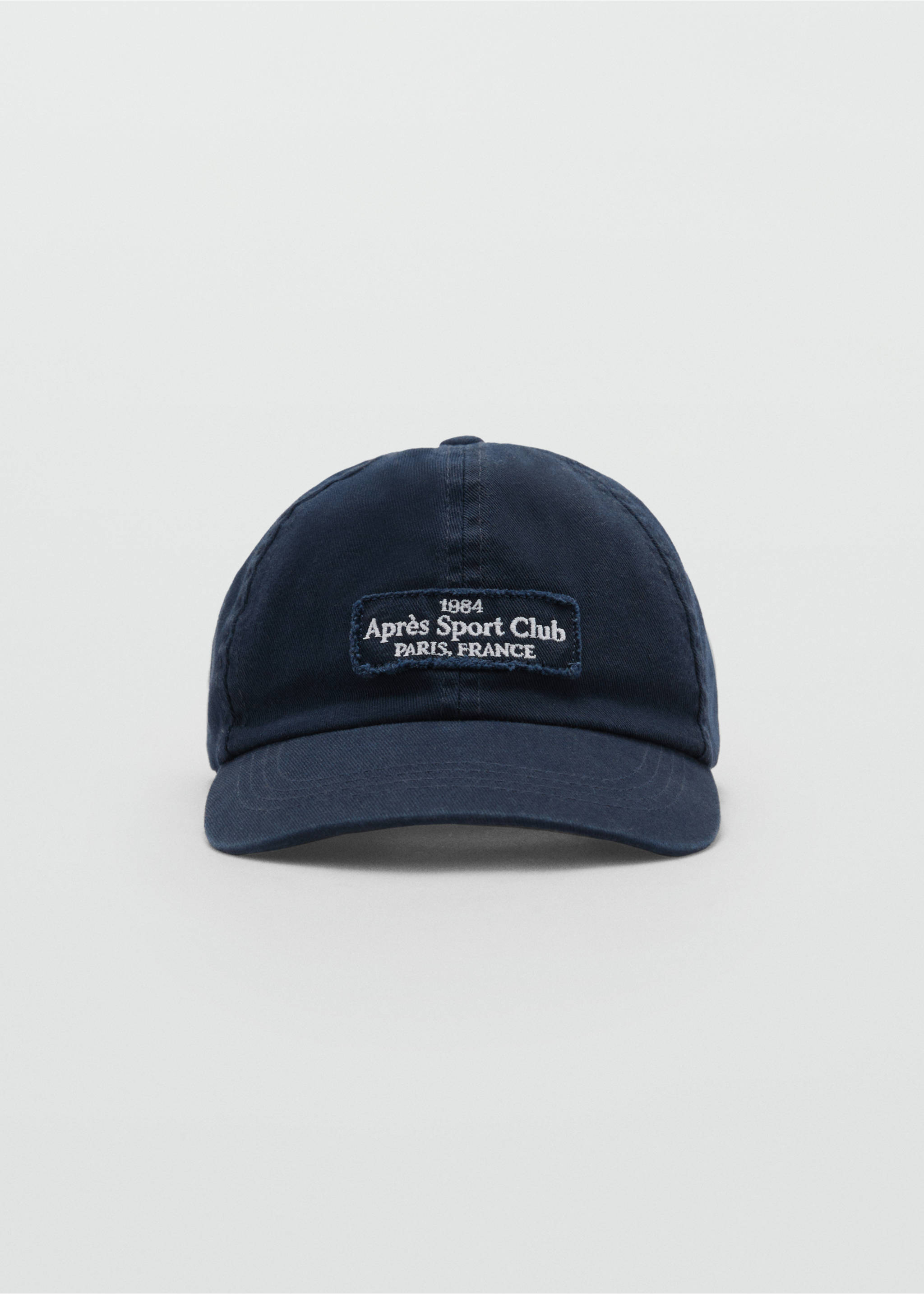Embroidered message cap - Medium plane, Dark Navy. Ref: 77043293-00.