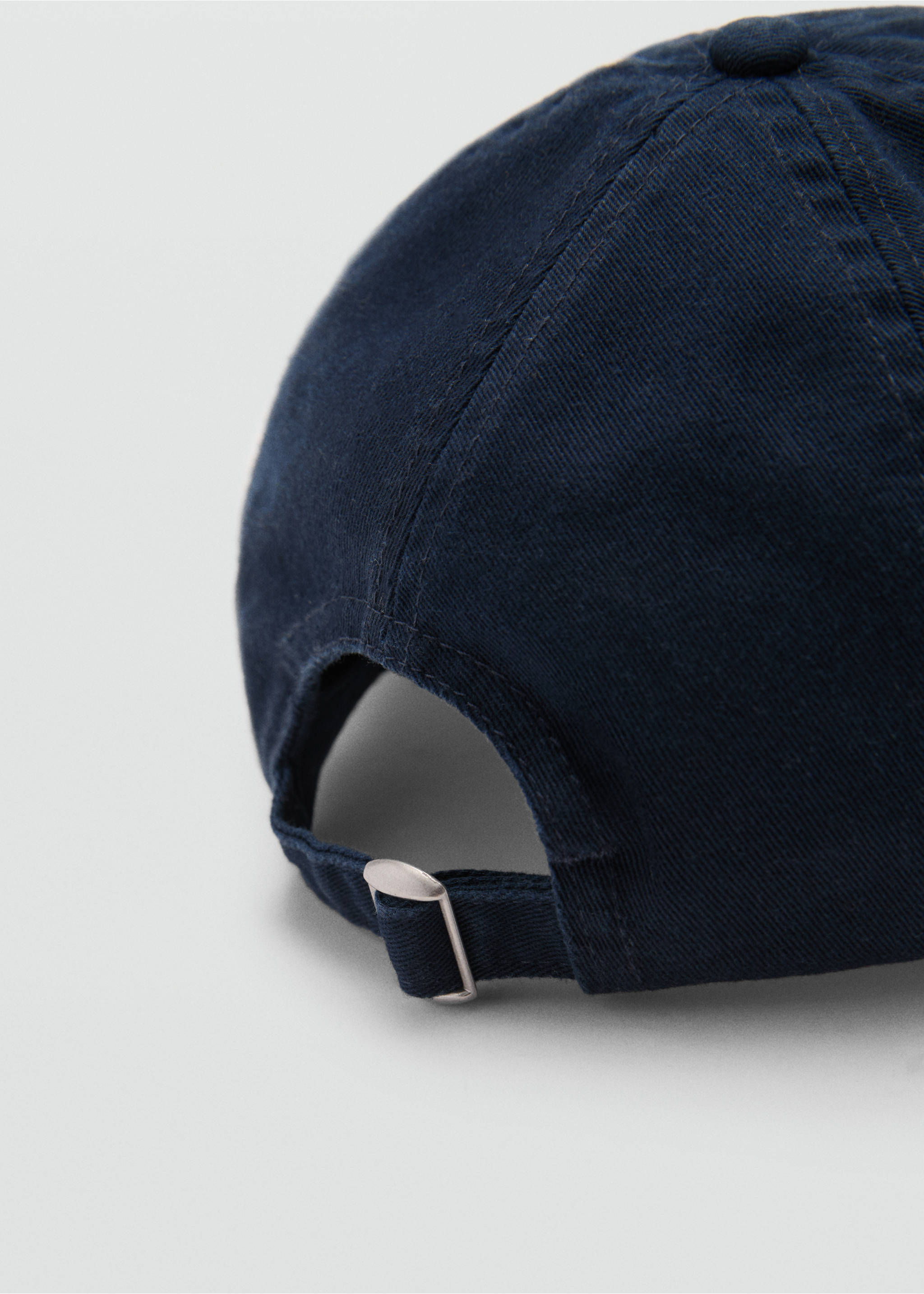 Embroidered message cap - Details of the article 1, Dark Navy. Ref: 77043293-00.
