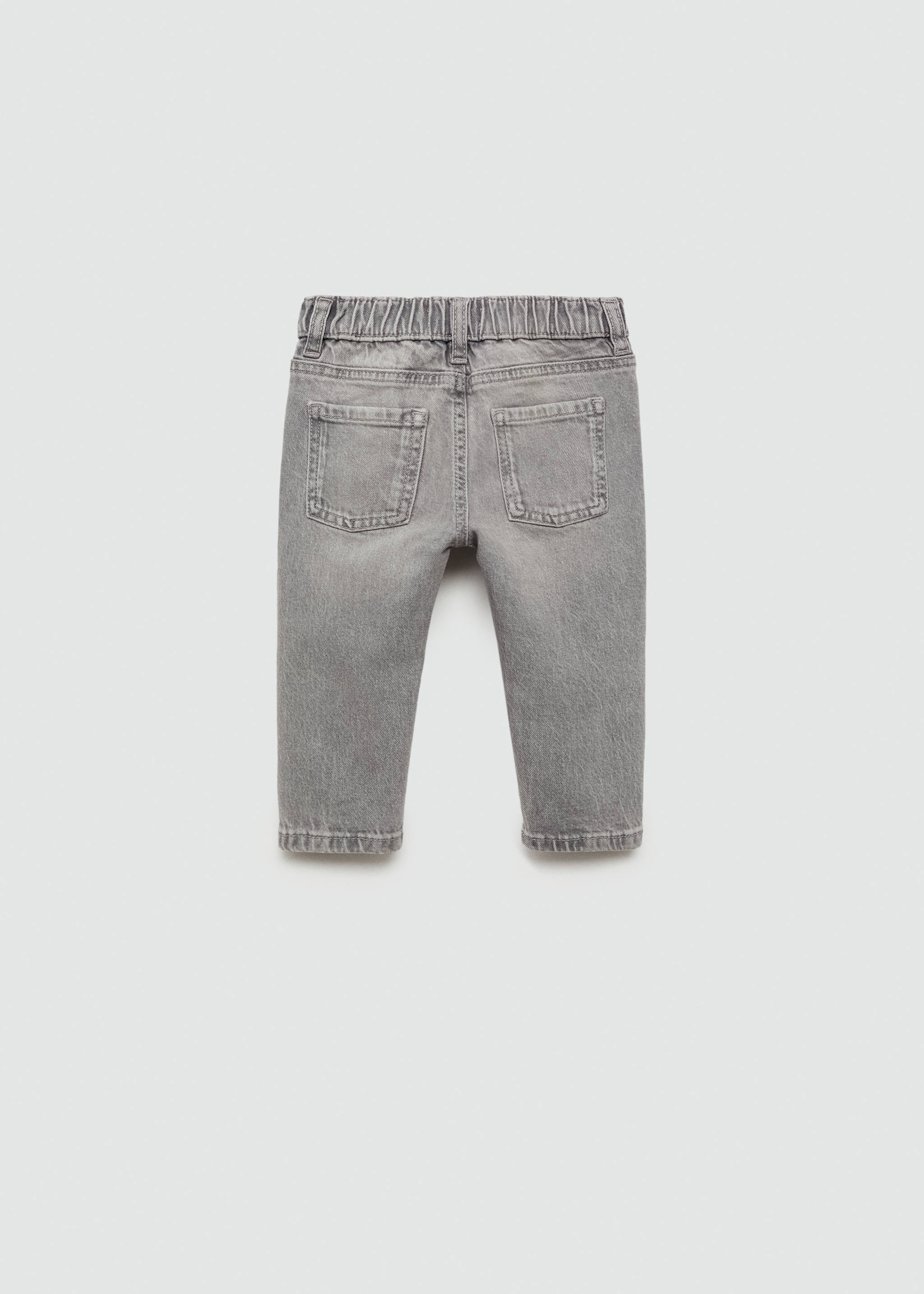 Drawstring waist jeans - Reverse of the article