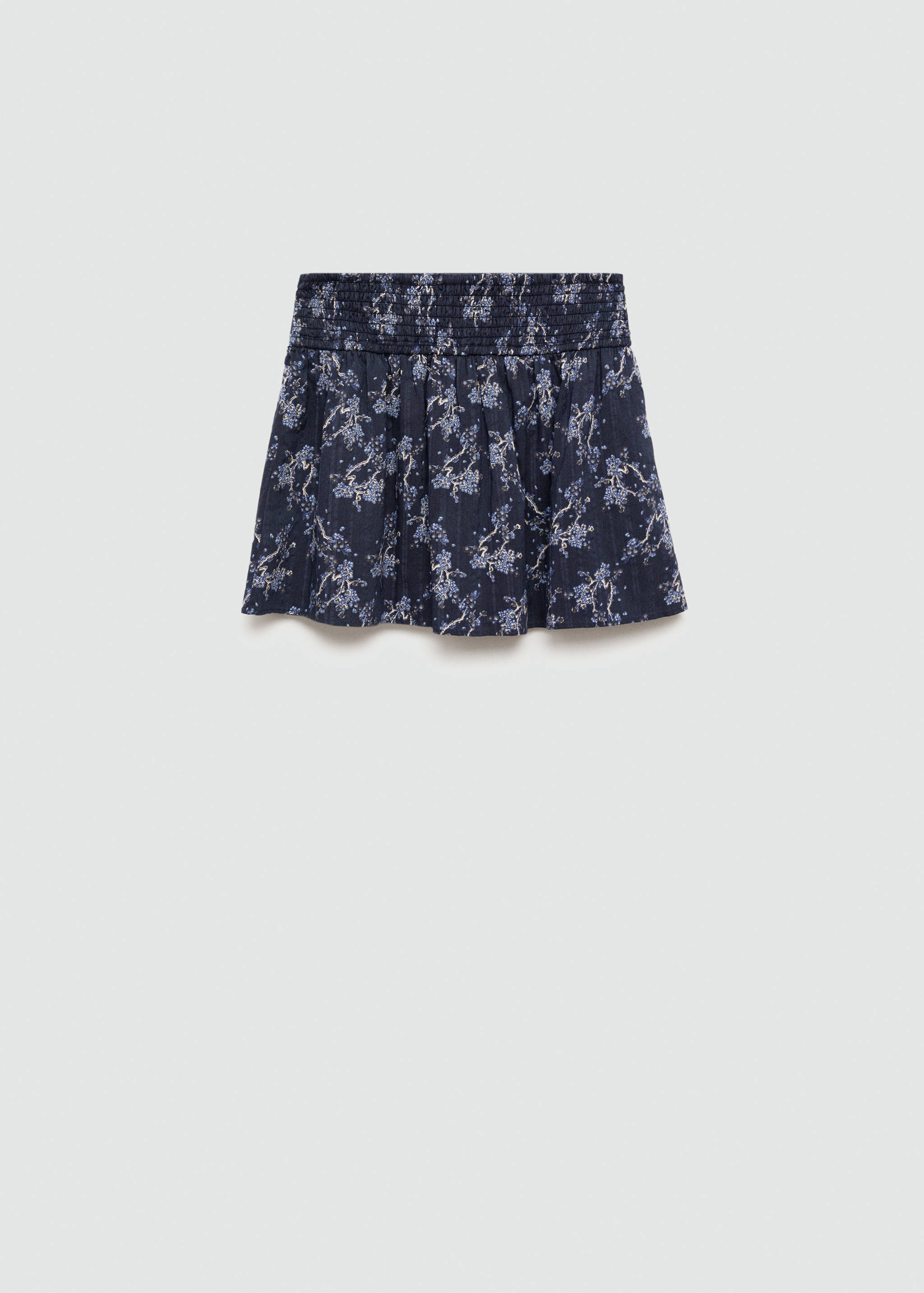 Floral print skirt - Reverse of the article