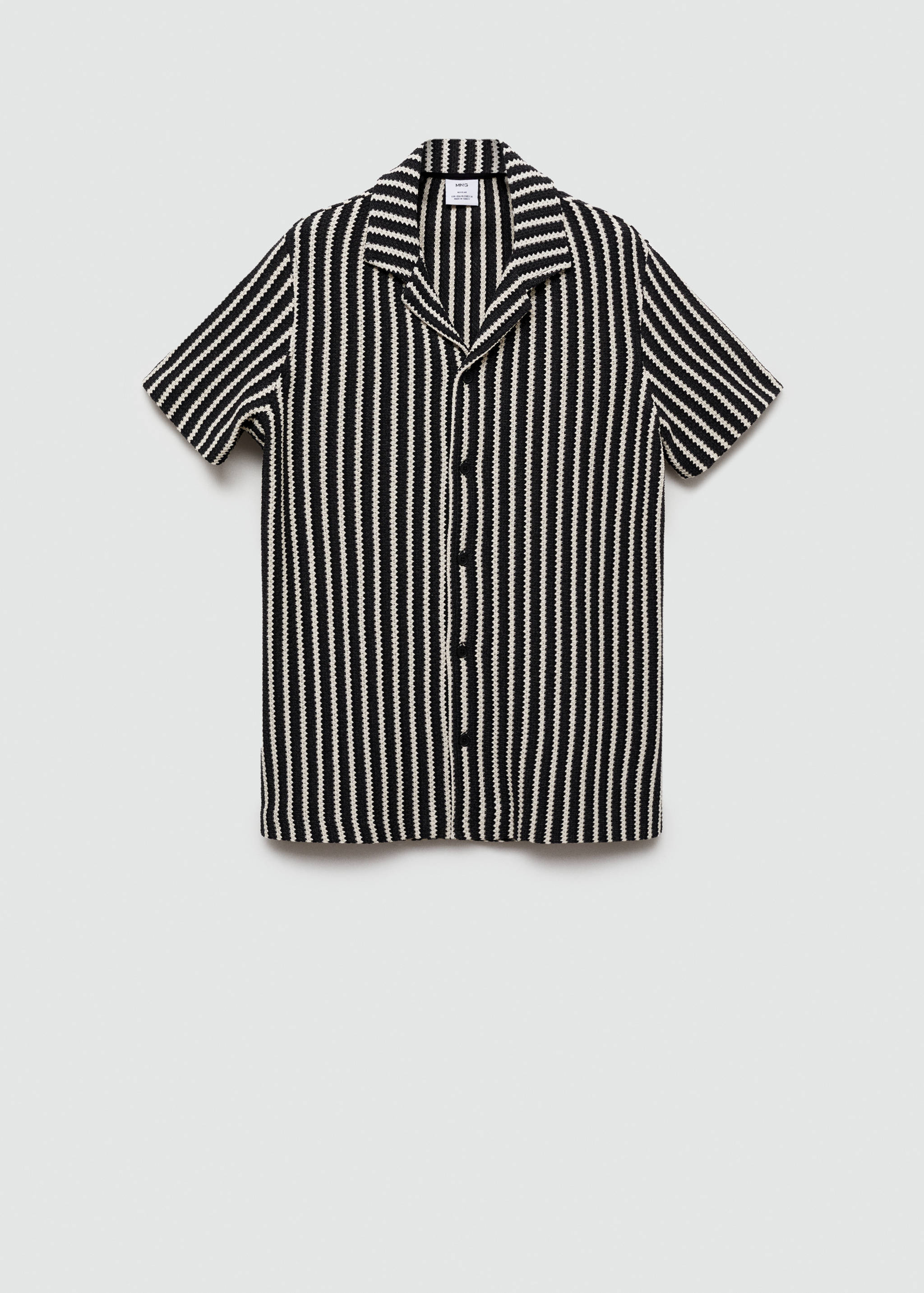 Strickhemd im Häkel-Style - Artikel ohne Model