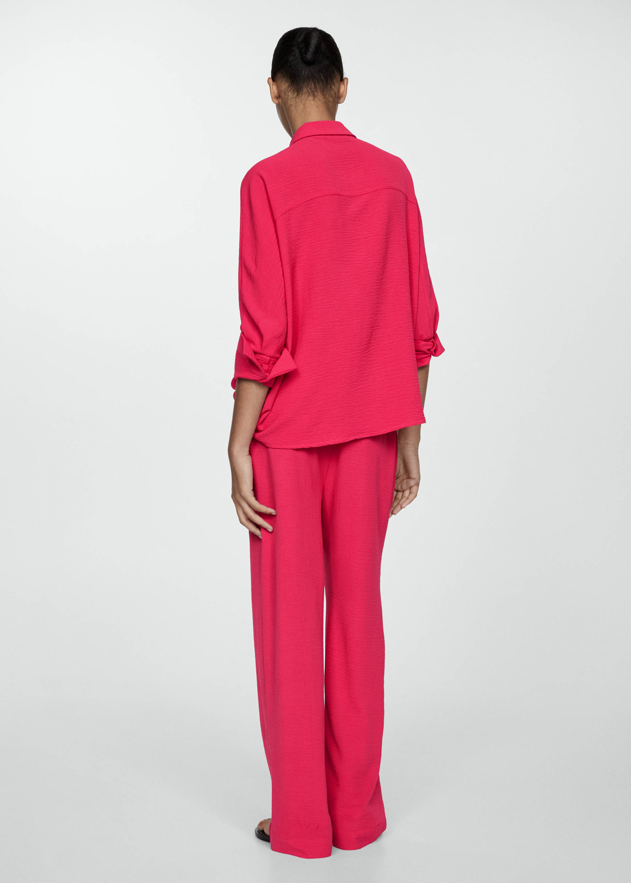 Pantalón fluido textura - Reverso del artículo