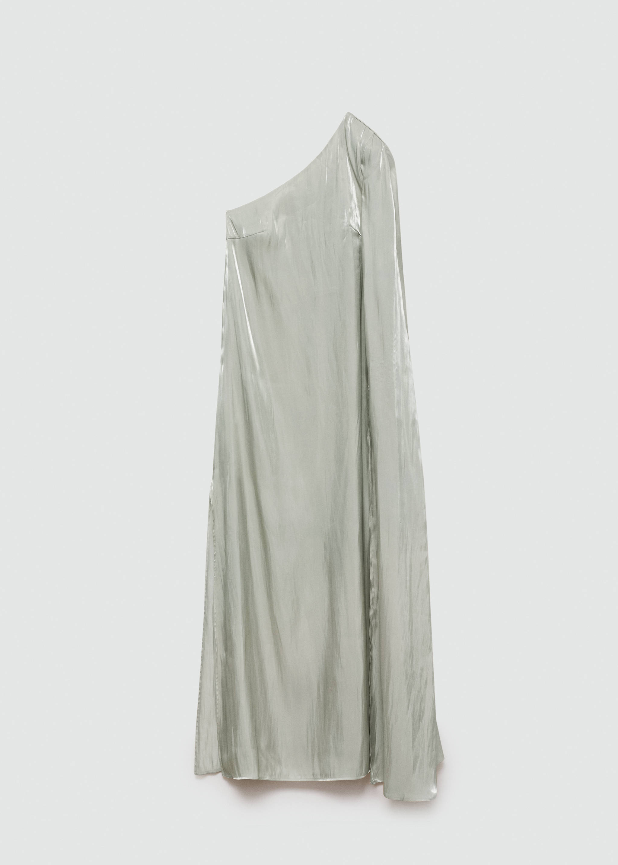 Vestido satinado asimétrico - Artículo sin modelo