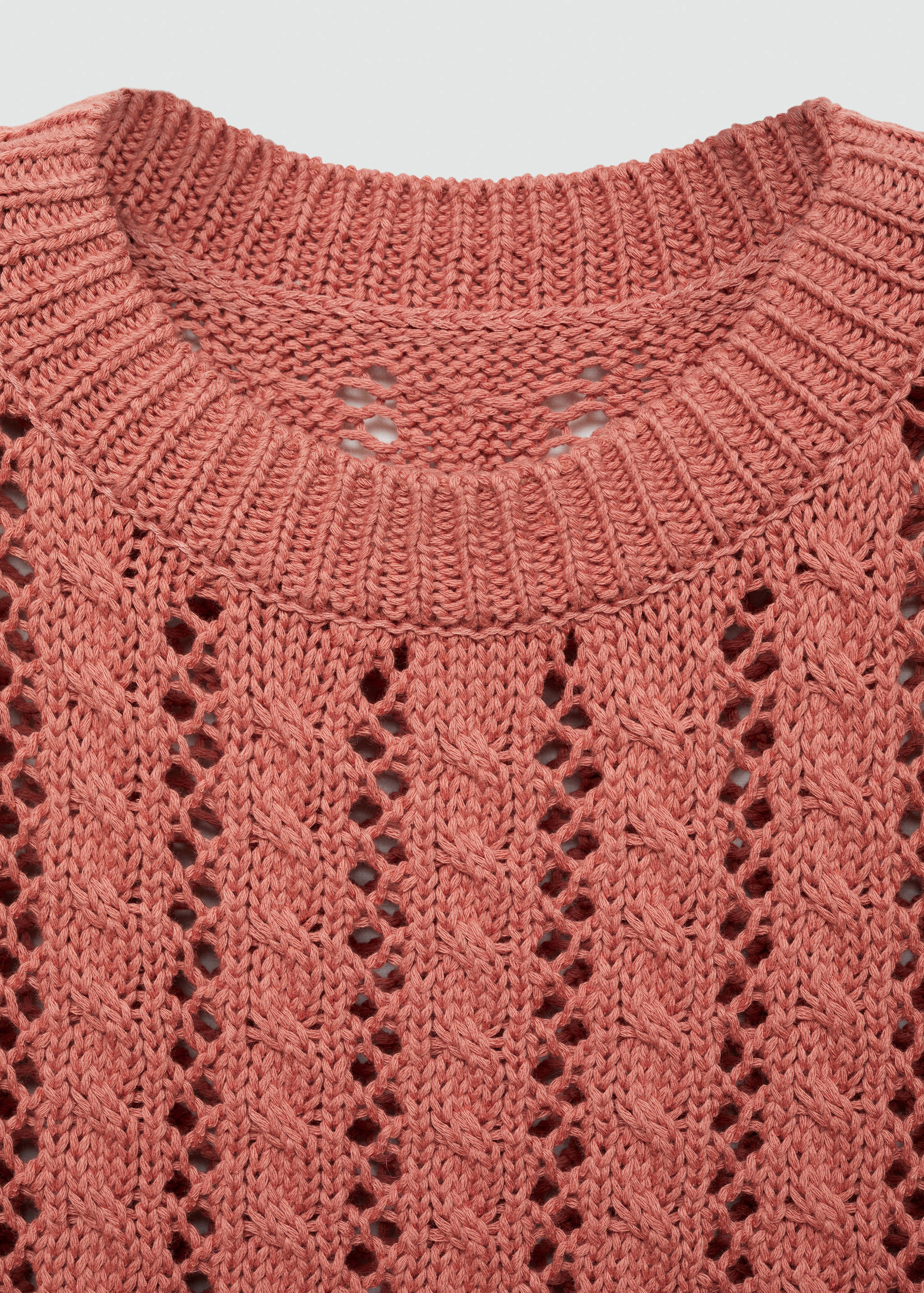 Colete de malha com pormenores rendados - Pormenor do artigo 8