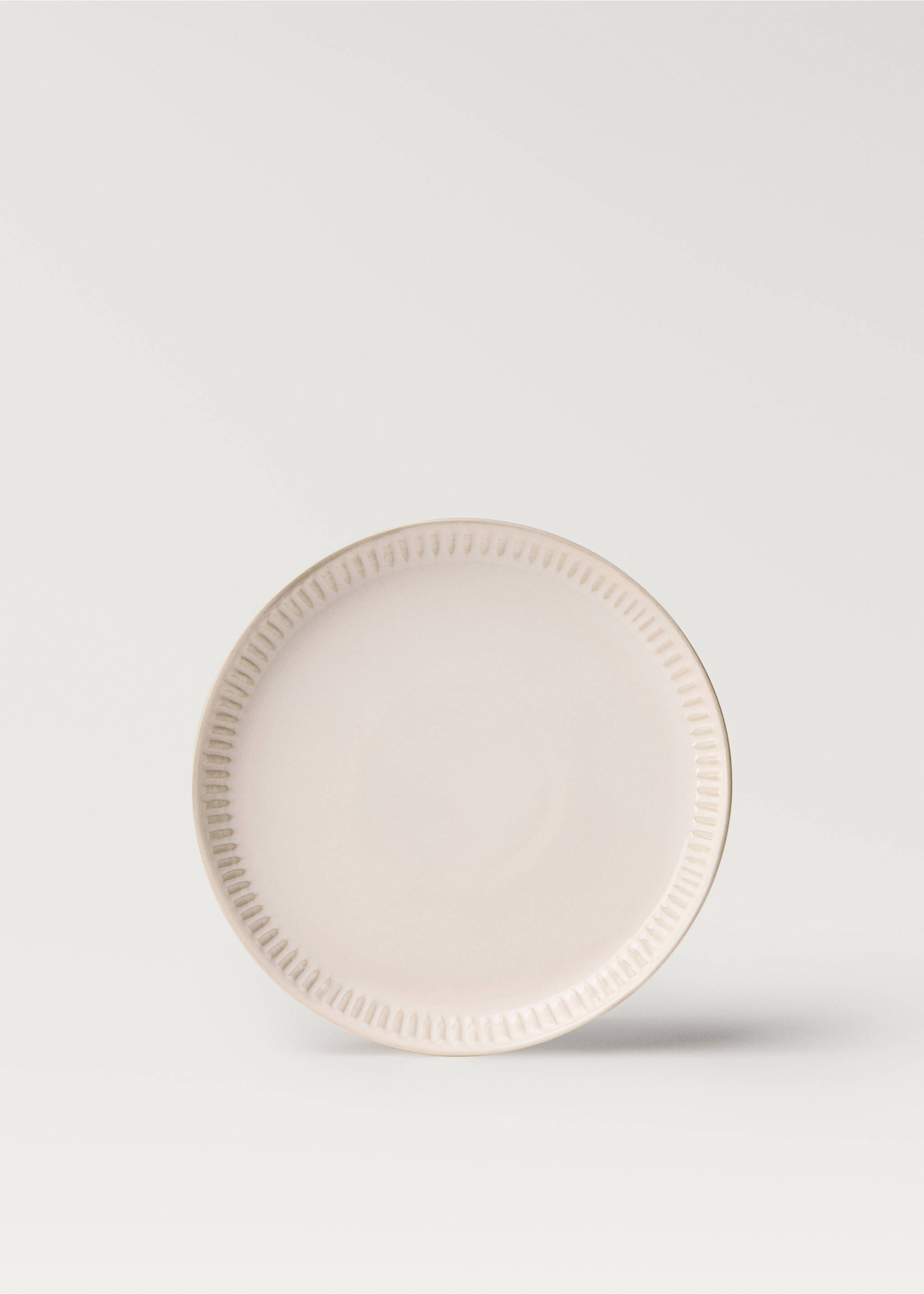 Flat tallrik reliefmönster - Artikel utan modell, Benvit. Ref: 77044020-00.