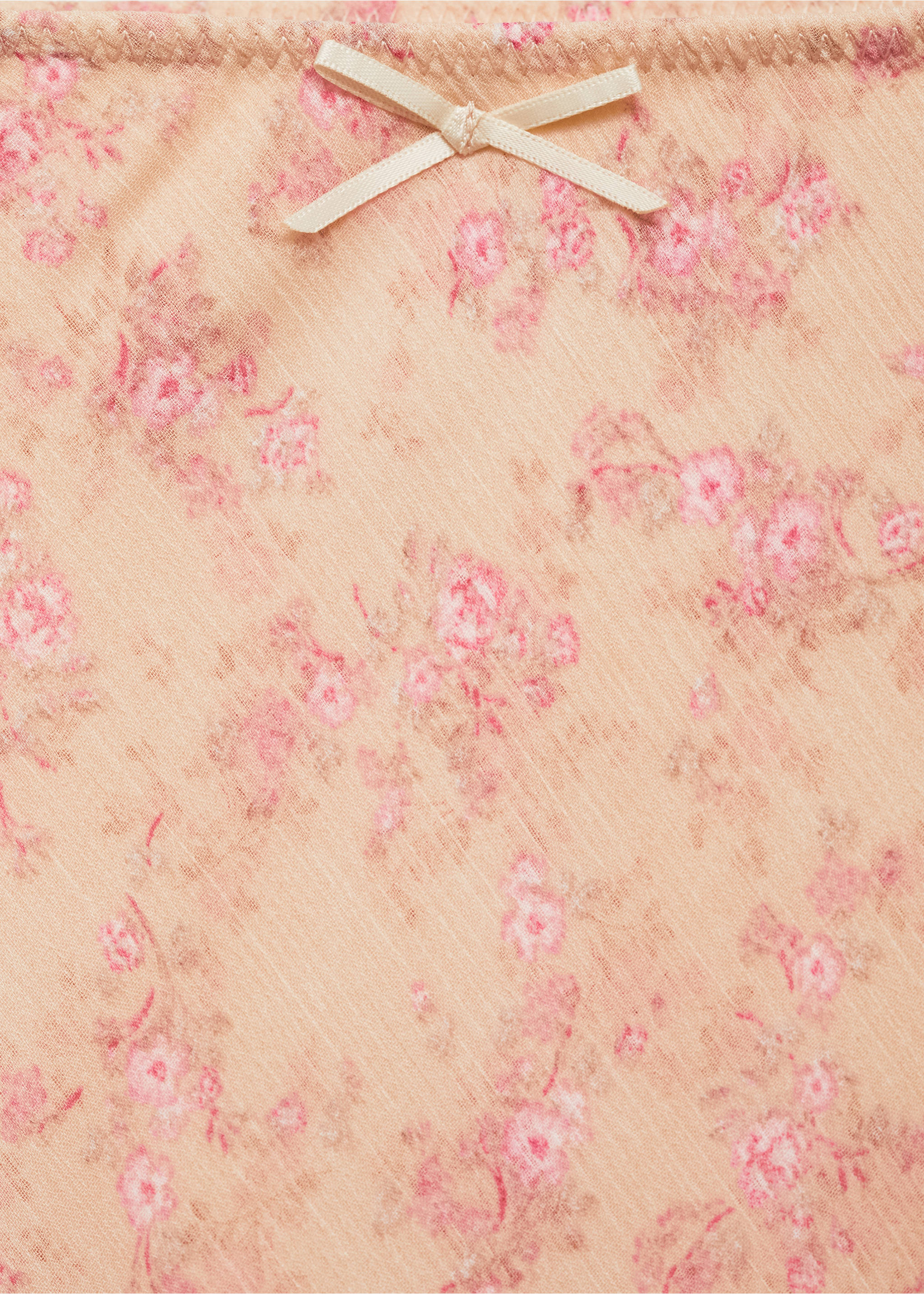 Falda larga estampado floral - Detalle del artículo 8, Rosa pastel. Ref: 77044024-00.