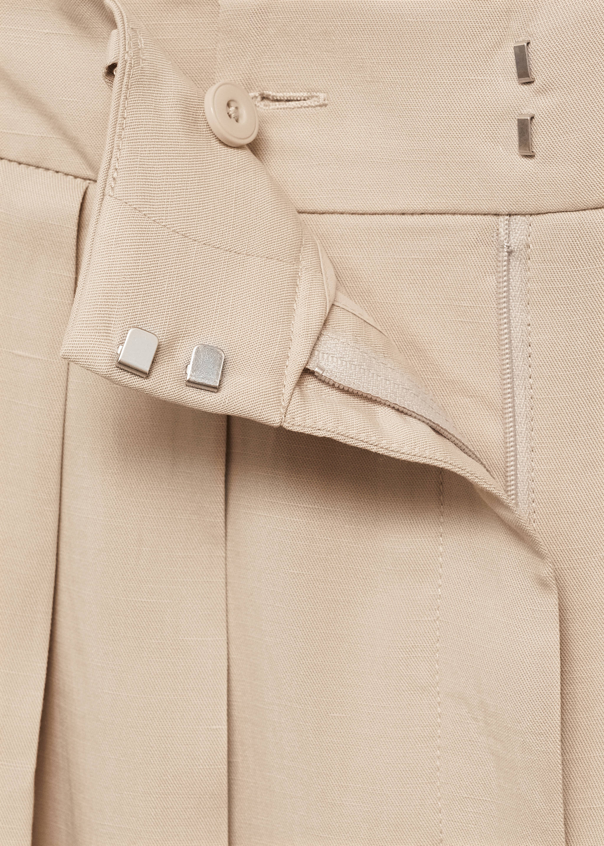 Wideleg lyocell trousers - Details of the article 0