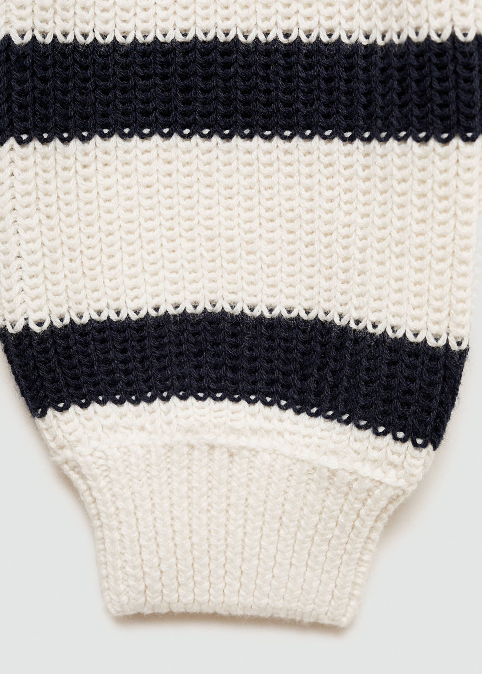 Knit striped sweater - Details of the article 0