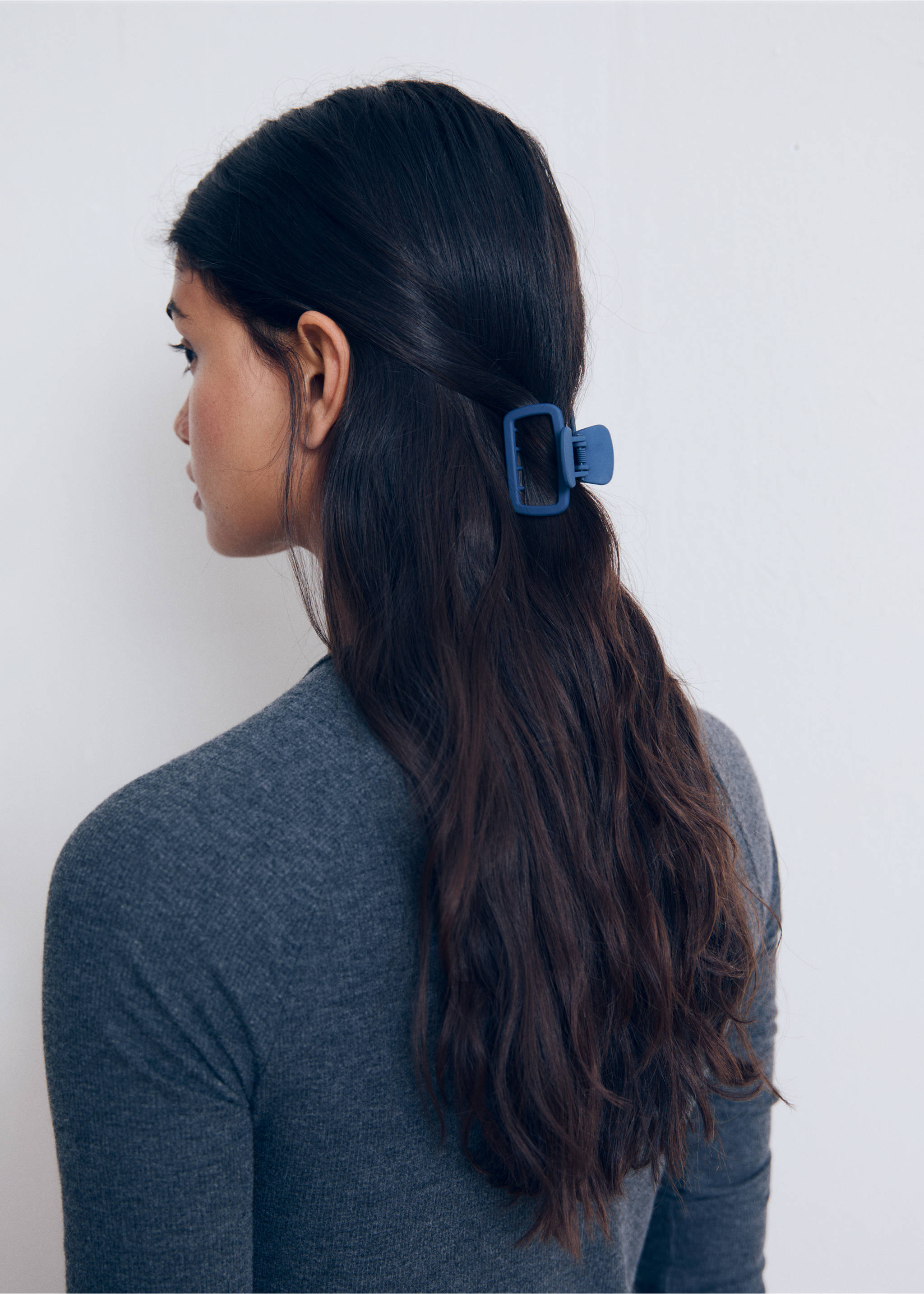 Pack of 2 hair clips - Details of the article 5, Black. Ref: 77044041-00.