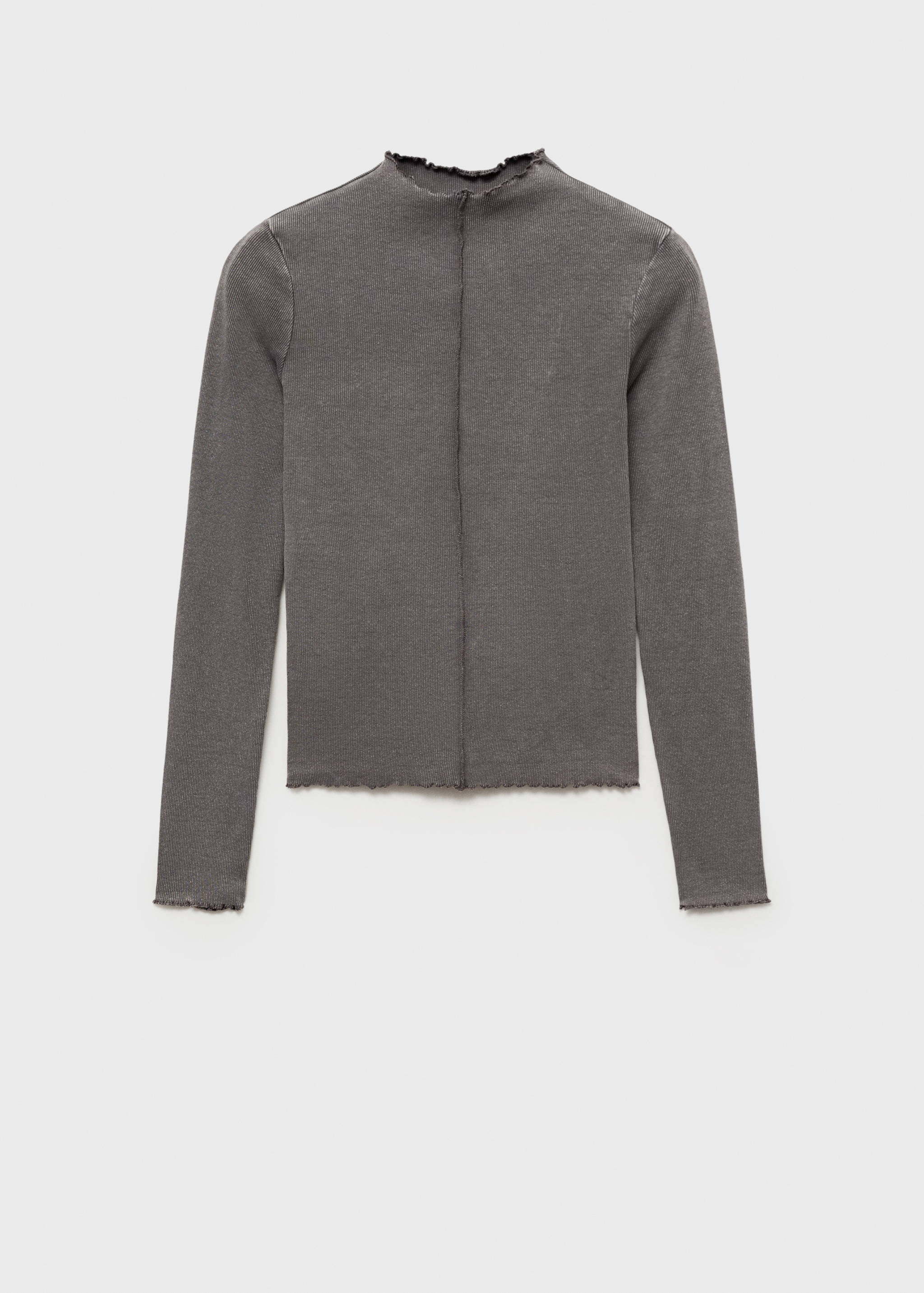 Long-sleeved t-shirt with decorative seams - Article without model