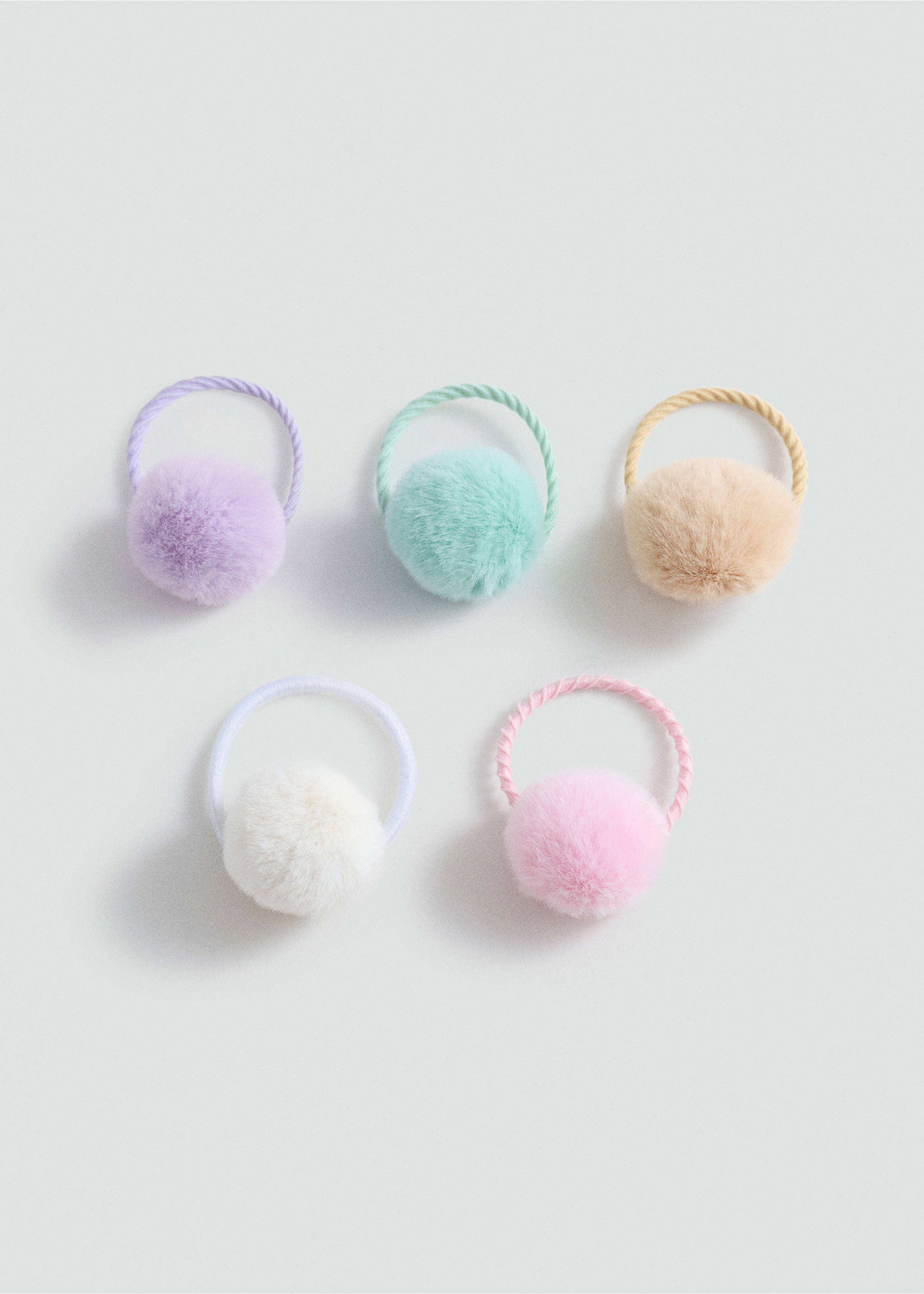 Pack of 5 hair bands - Article without model, Pink. Ref: 77044049-00.