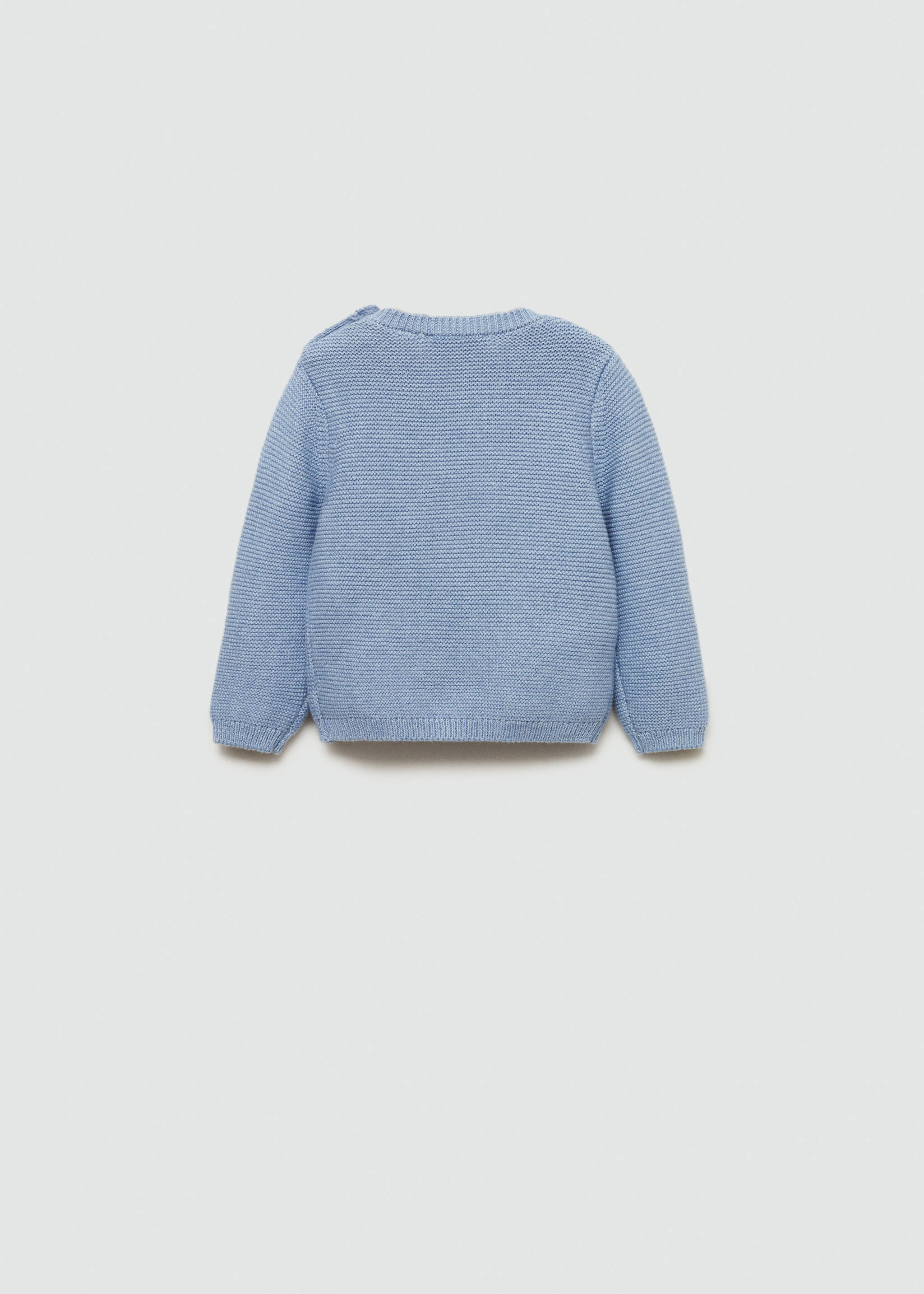 Knit pocket sweater - Reverse of the article