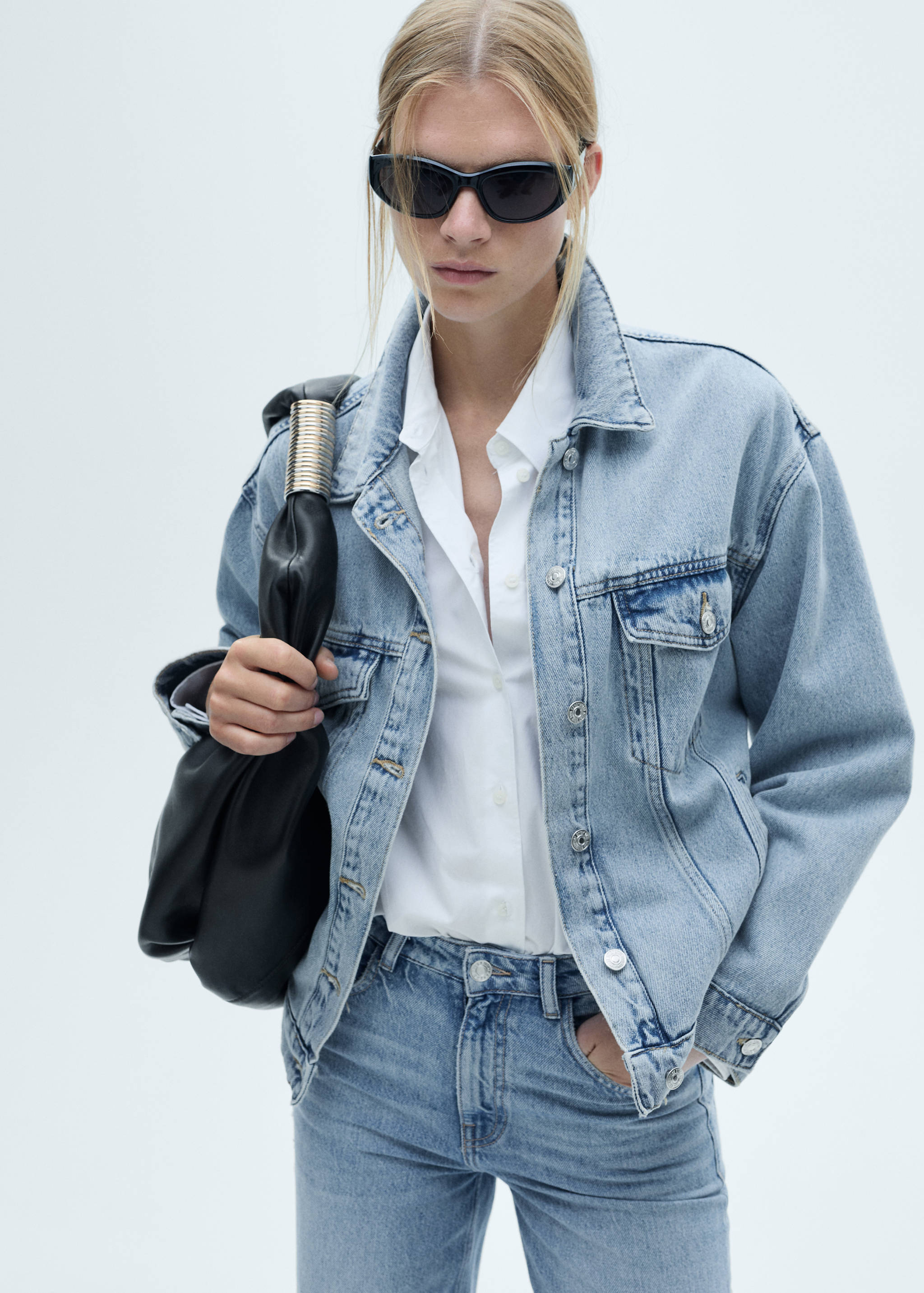 Danila high-waisted wide leg jeans - Medium plane