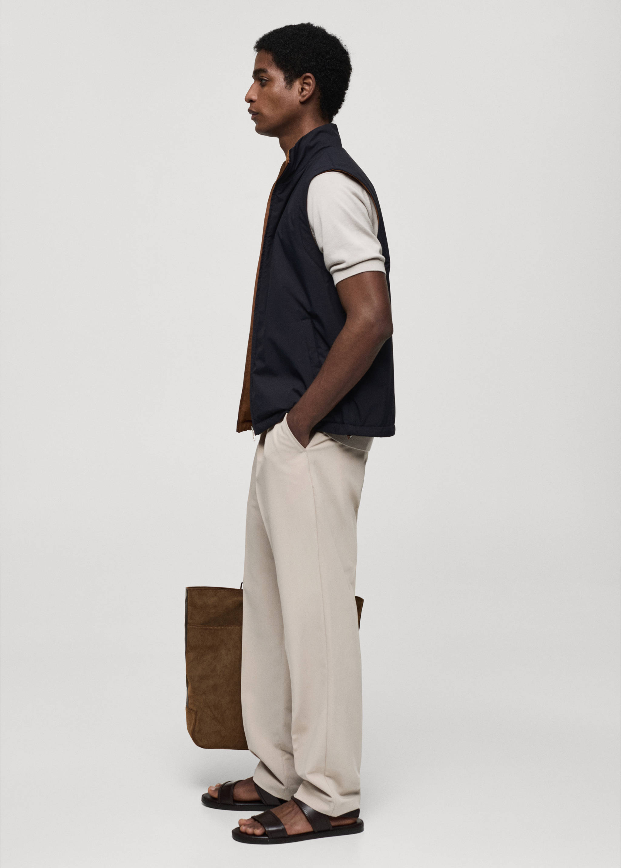 Waterafstotende reversibele bodywarmer - Detail van het artikel 2